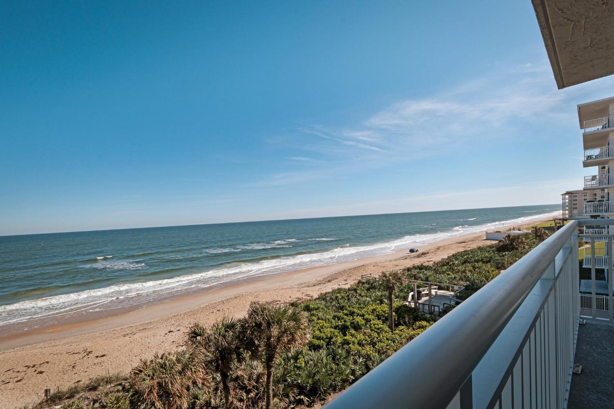 Spectacular views from this oceanfront property located on the no-drive beach!