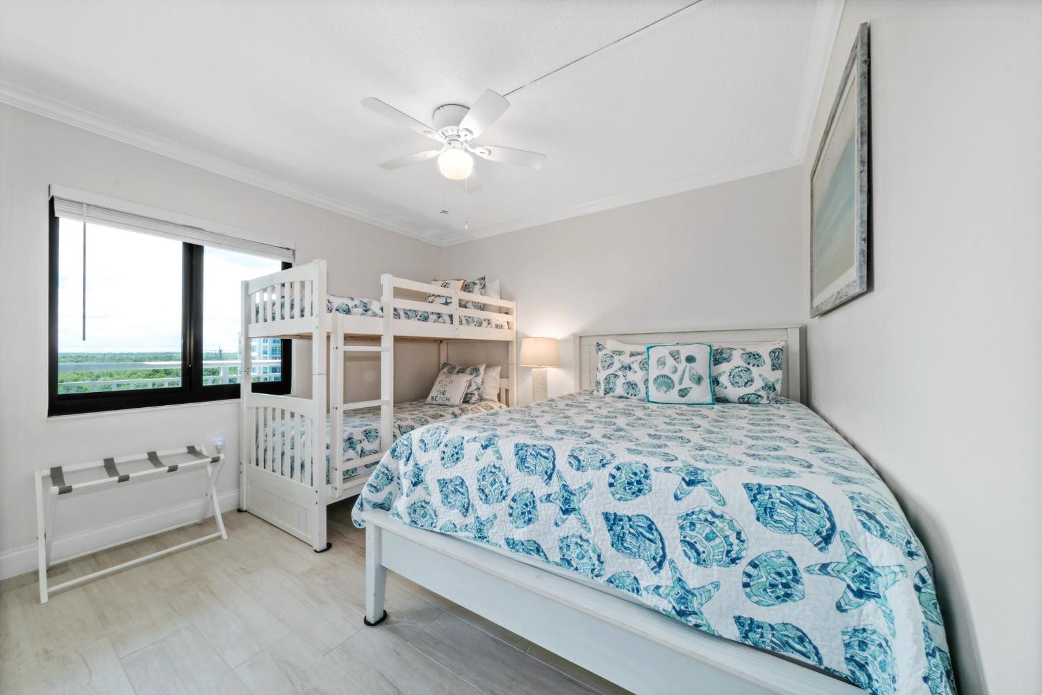 Corner oceanfront views with wrap around balcony located on the no-drive beach!
