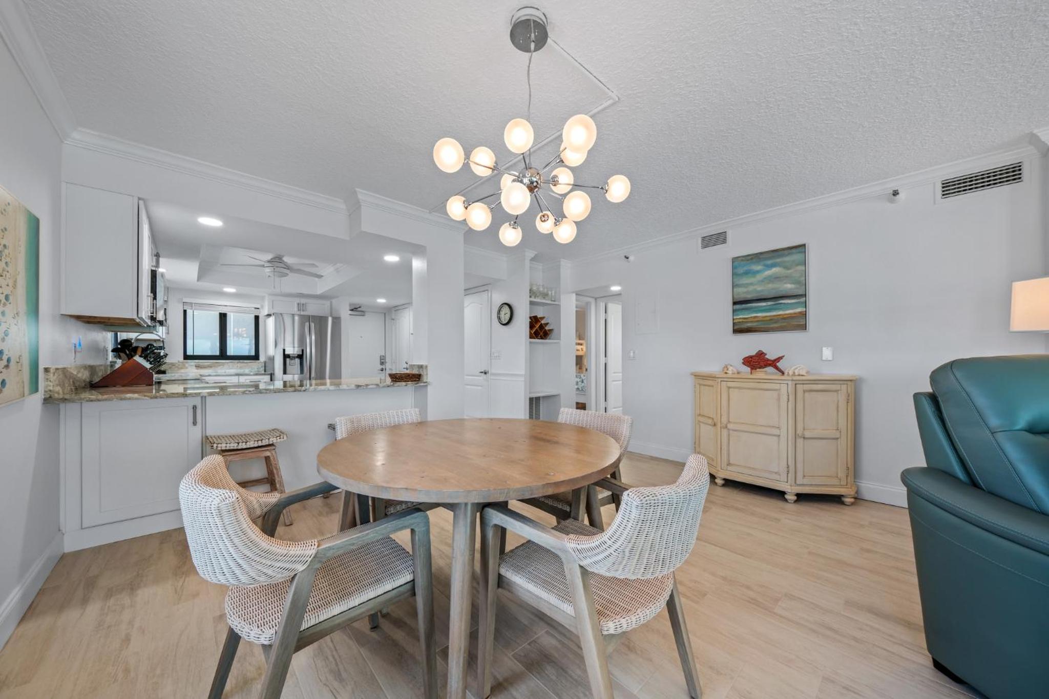 Corner oceanfront views with wrap around balcony located on the no-drive beach!