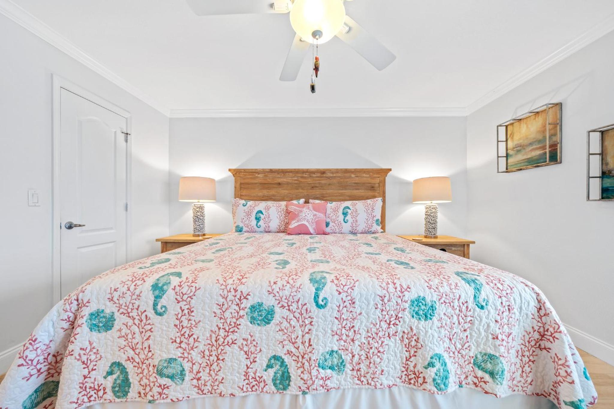 Corner oceanfront views with wrap around balcony located on the no-drive beach!