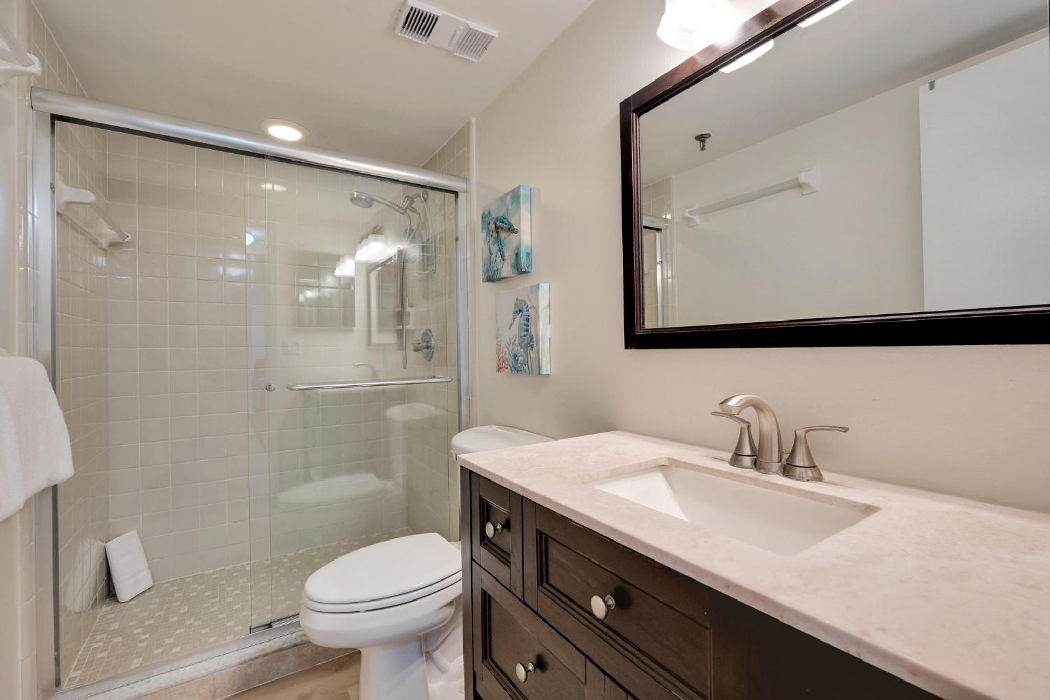 Large oceanfront balcony with pool & beach access located on the no-drive beach!