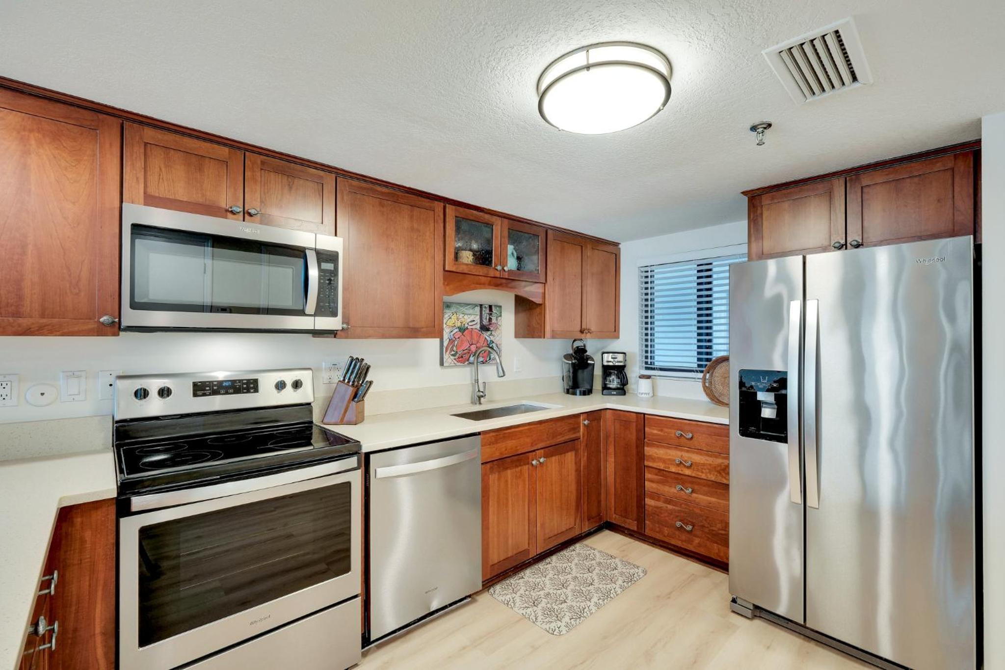 Large oceanfront balcony with pool & beach access located on the no-drive beach!
