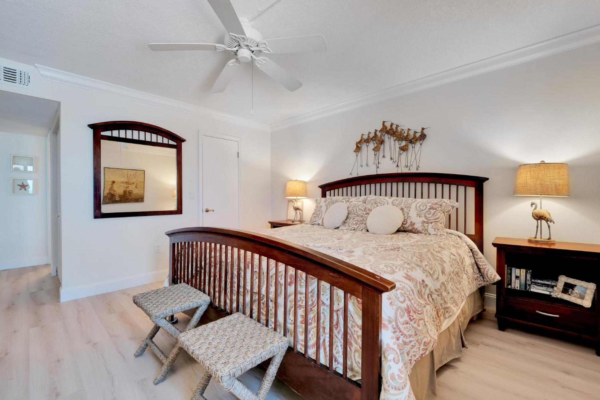 Large oceanfront balcony with pool & beach access located on the no-drive beach!