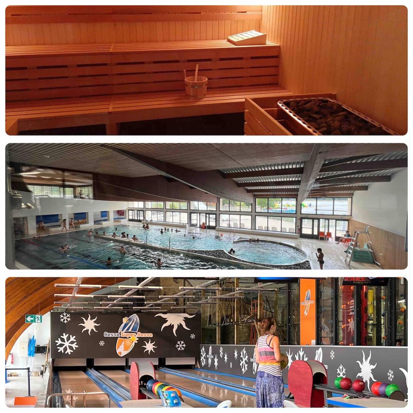 appartement dans station Super Besse 4ou5 pers piscine