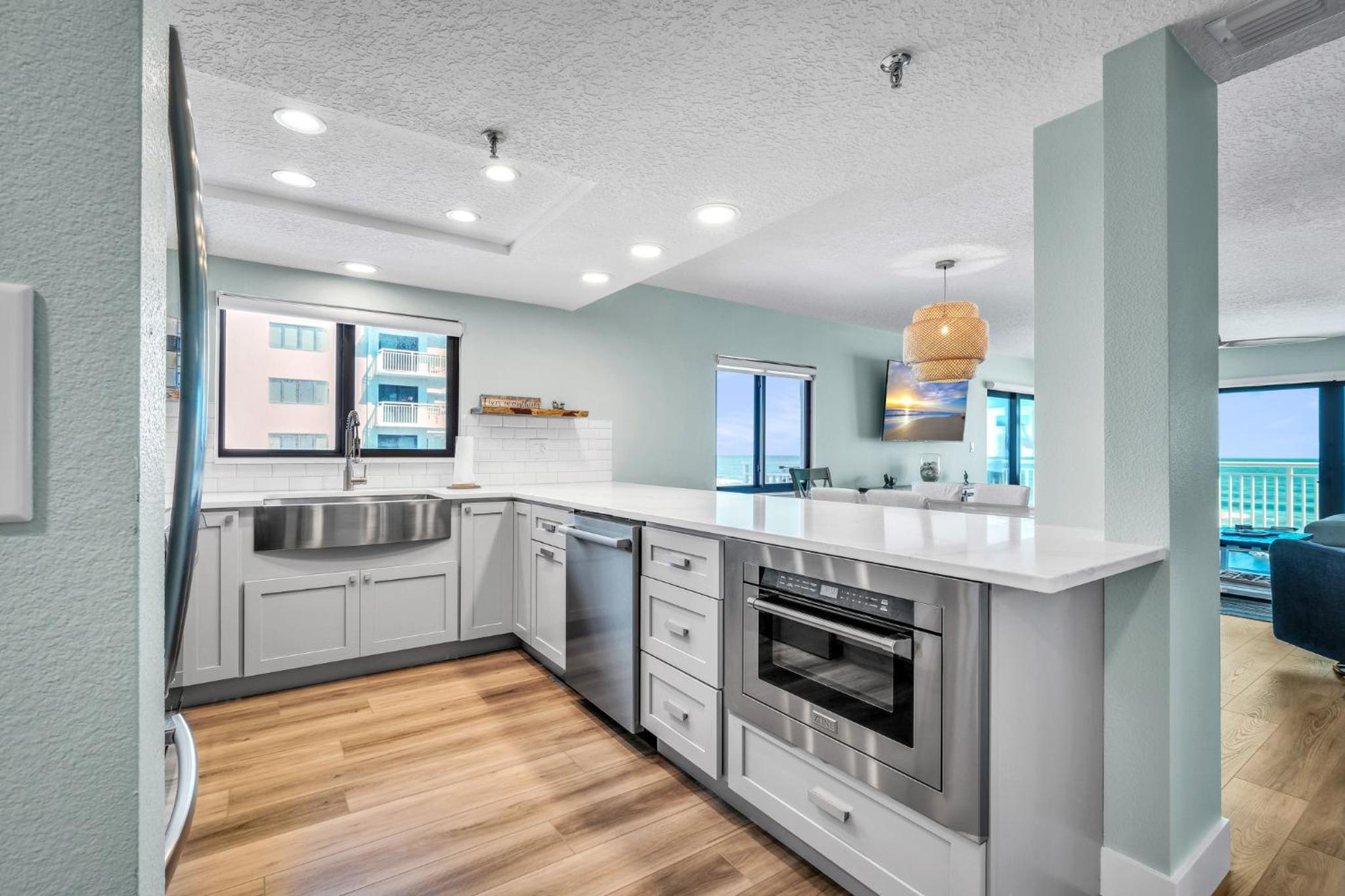 Direct oceanfront with stunning corner views and pool access!