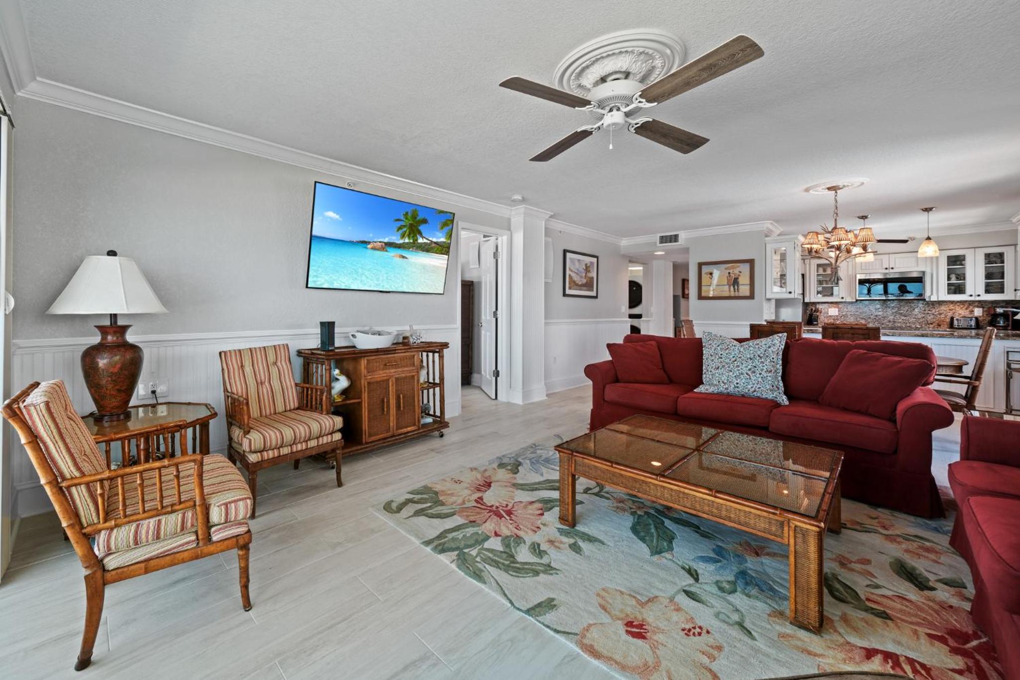 Oceanfront corner views with wrap around balcony and complex pool