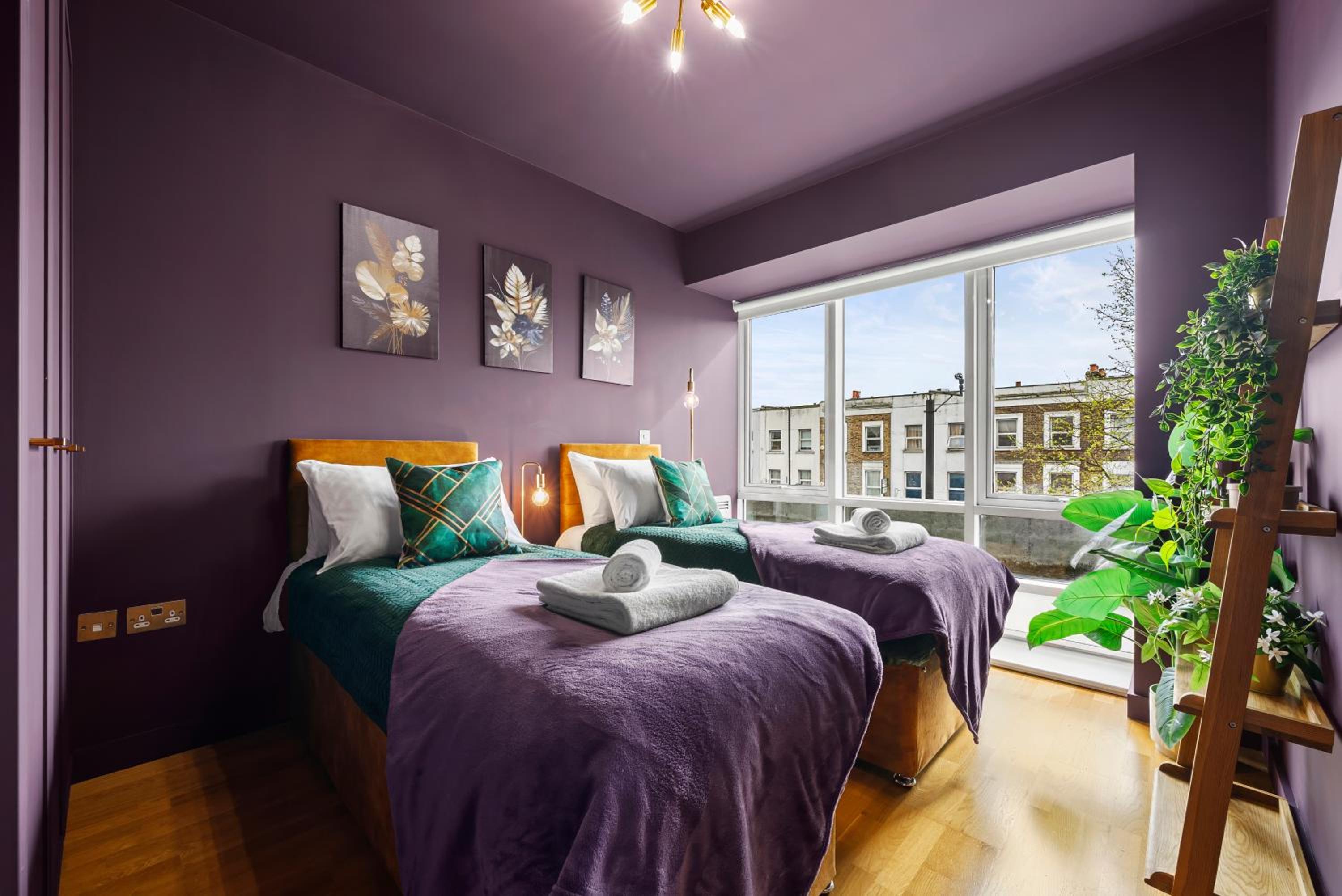 Dapper Suite in bustling Holloway, Islington by Gold Stays