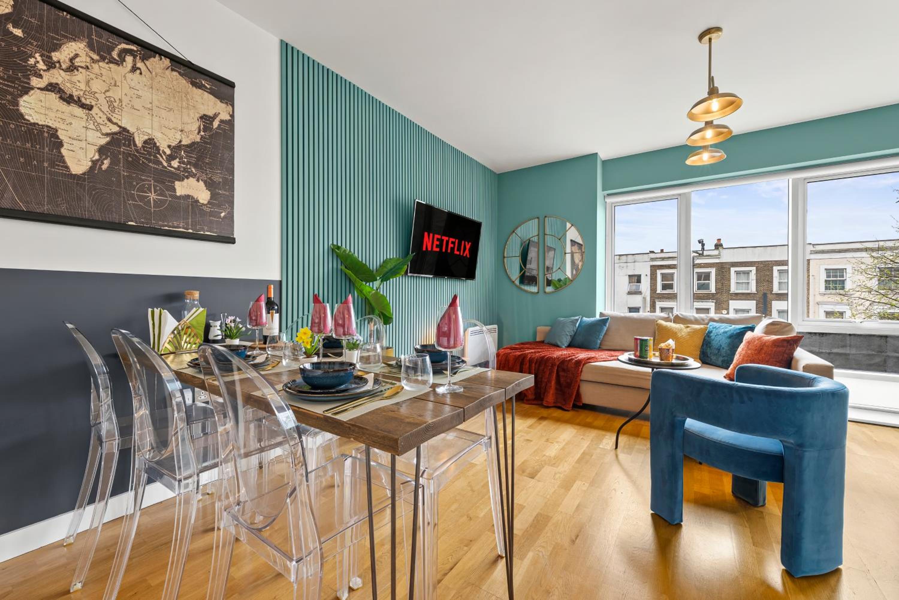 Dapper Suite in bustling Holloway, Islington by Gold Stays