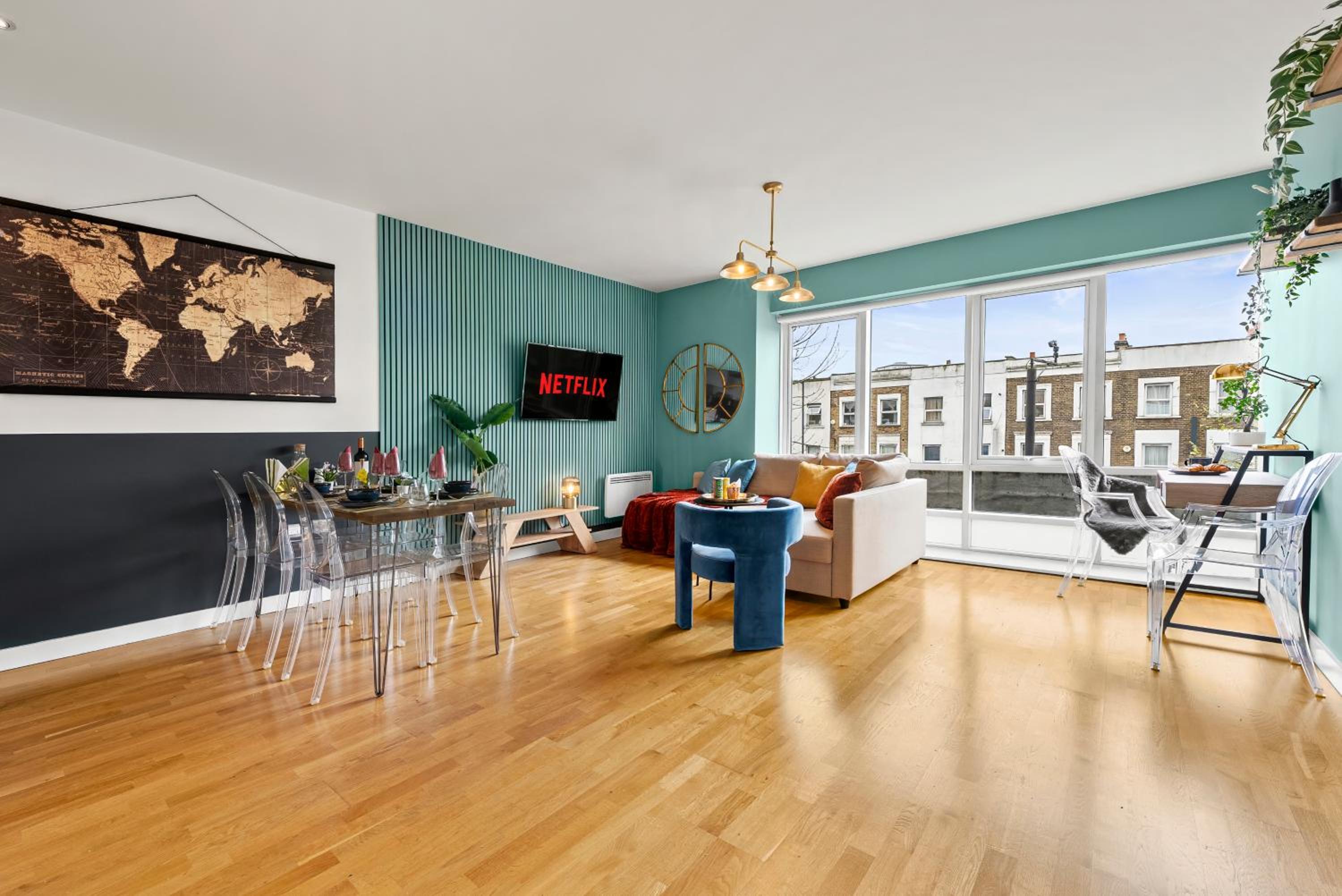 Dapper Suite in bustling Holloway, Islington by Gold Stays