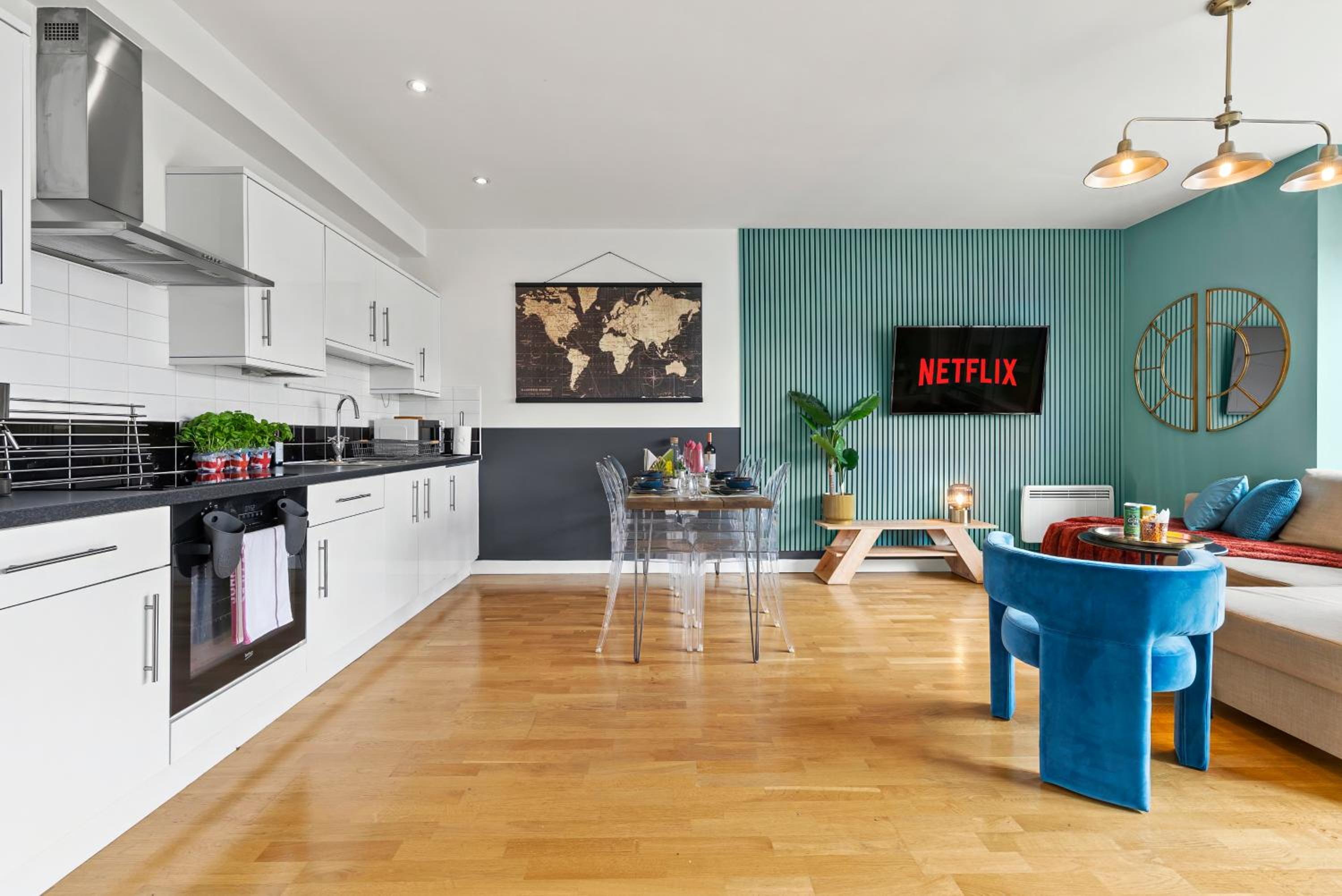 Dapper Suite in bustling Holloway, Islington by Gold Stays