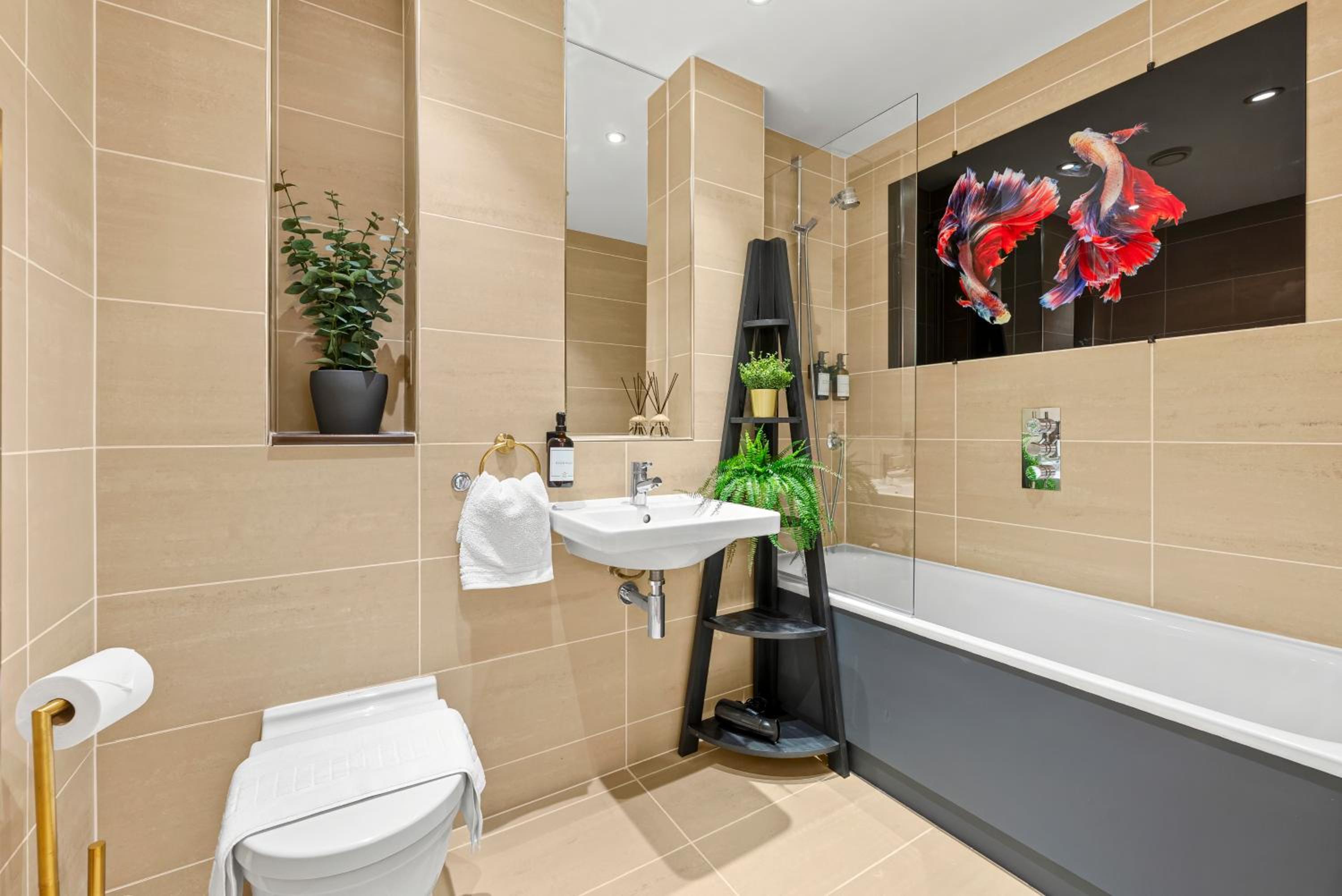 Dapper Suite in bustling Holloway, Islington by Gold Stays