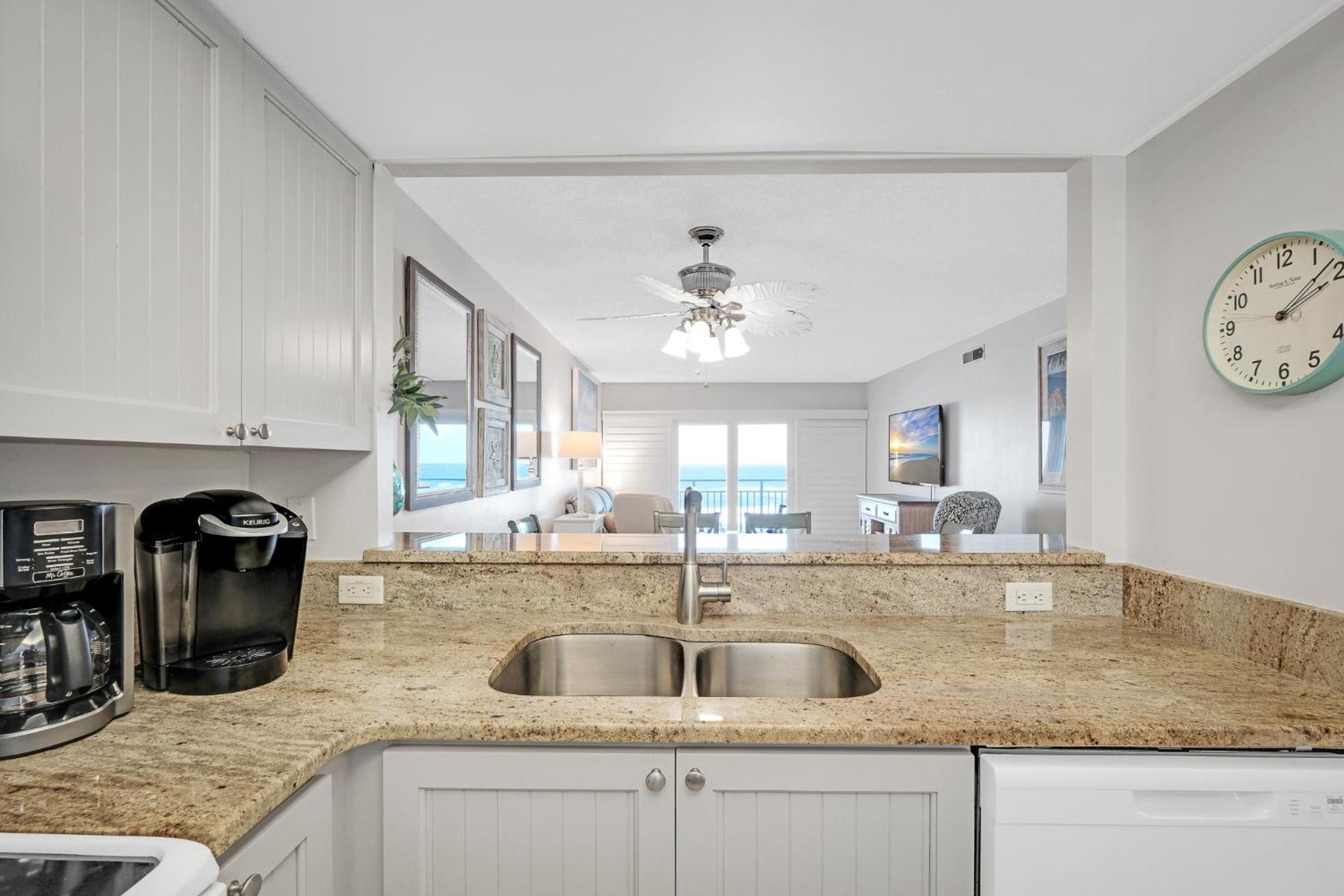Direct Oceanfront Condo, No-Drive Beach, Great Beach View From Private Balcony