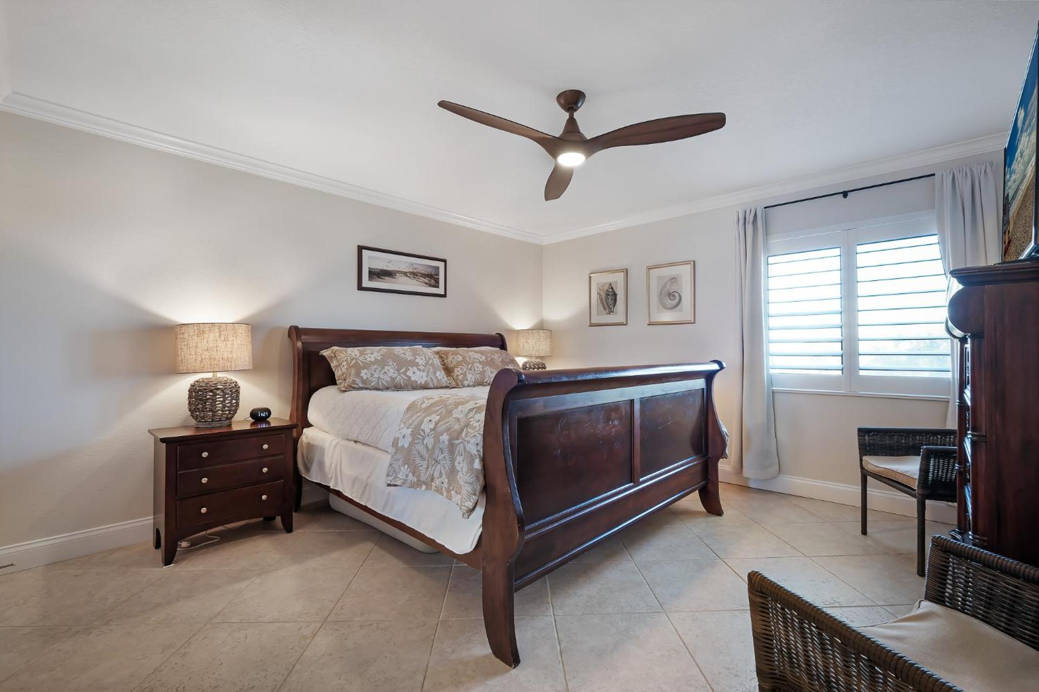 Take in the oceanfront corner views located on the no-drive beach!