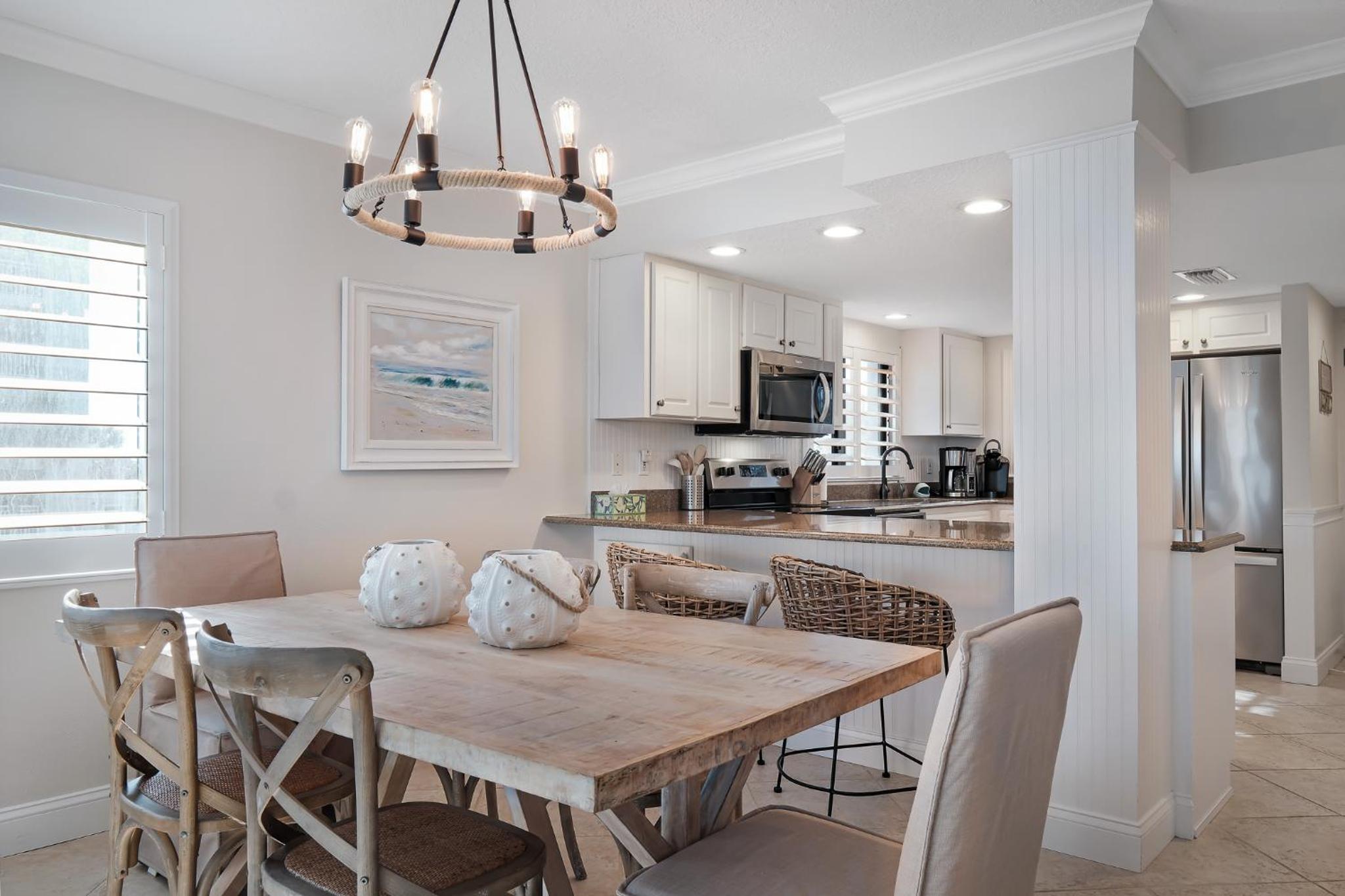 Take in the oceanfront corner views located on the no-drive beach!