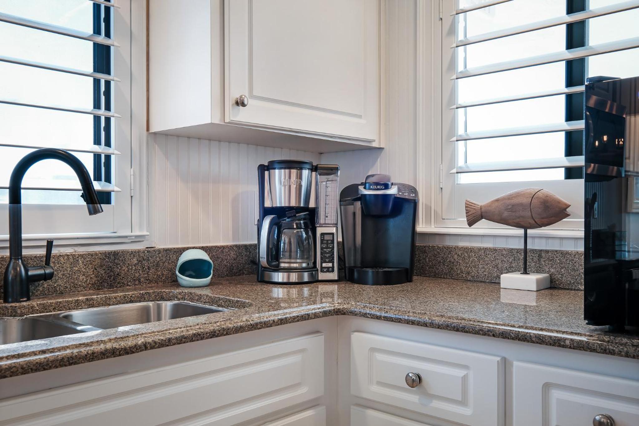 Take in the oceanfront corner views located on the no-drive beach!