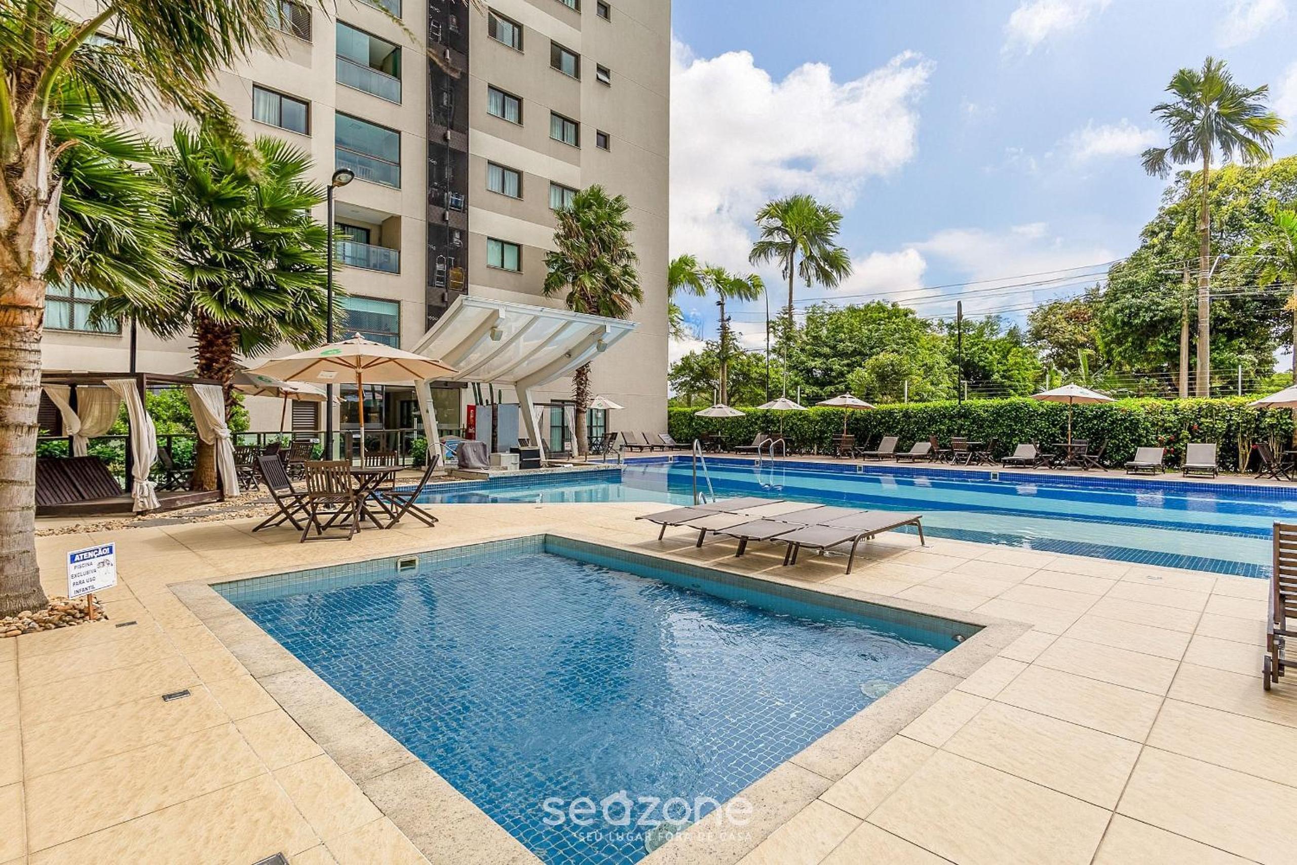Apartments in Condominium w/ Great Infrastructure and 130 m from the Beach - AVR