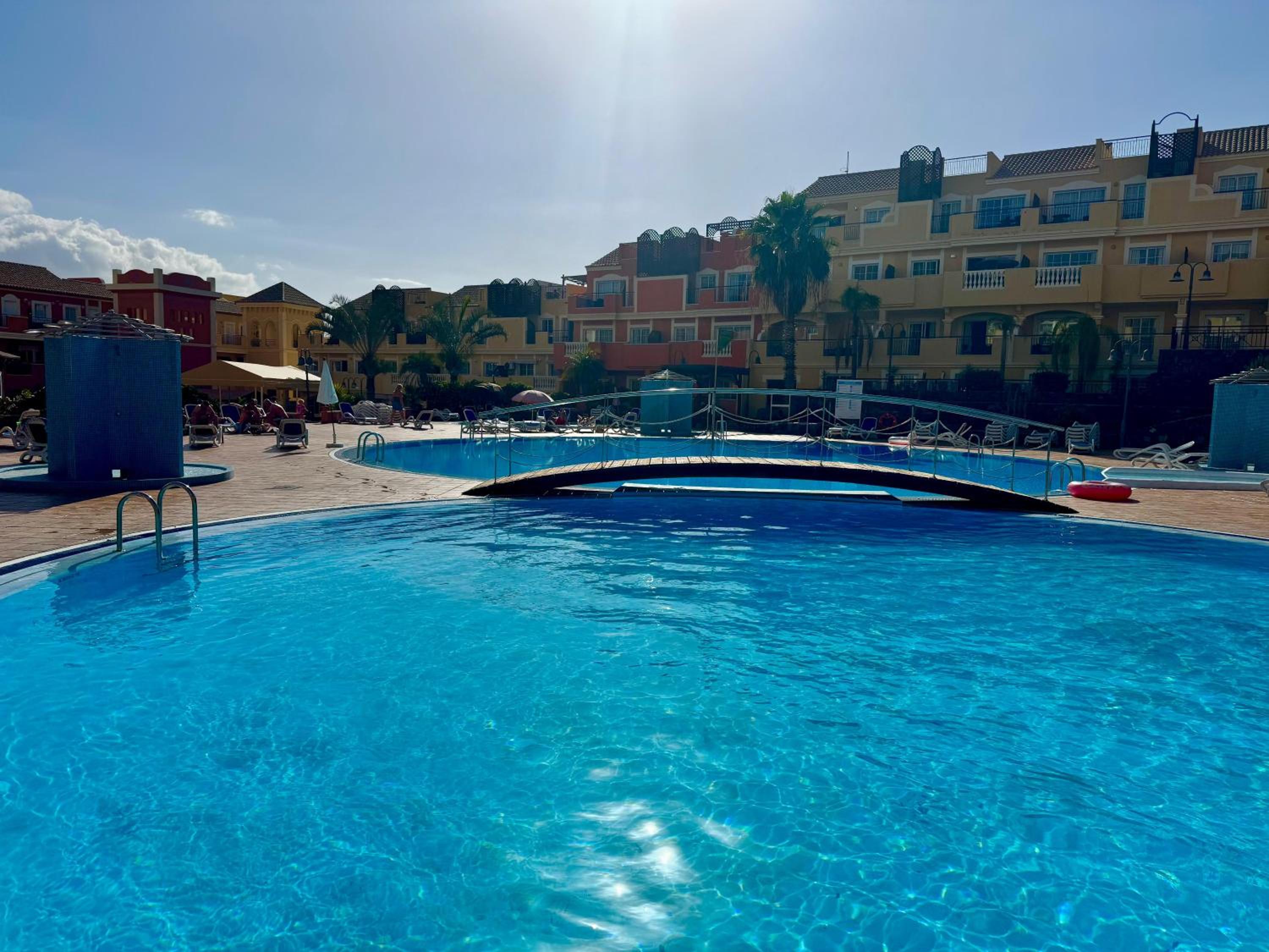 Prime Las Americas Getaway - Apartment with Huge Private Terrace & Pool Access