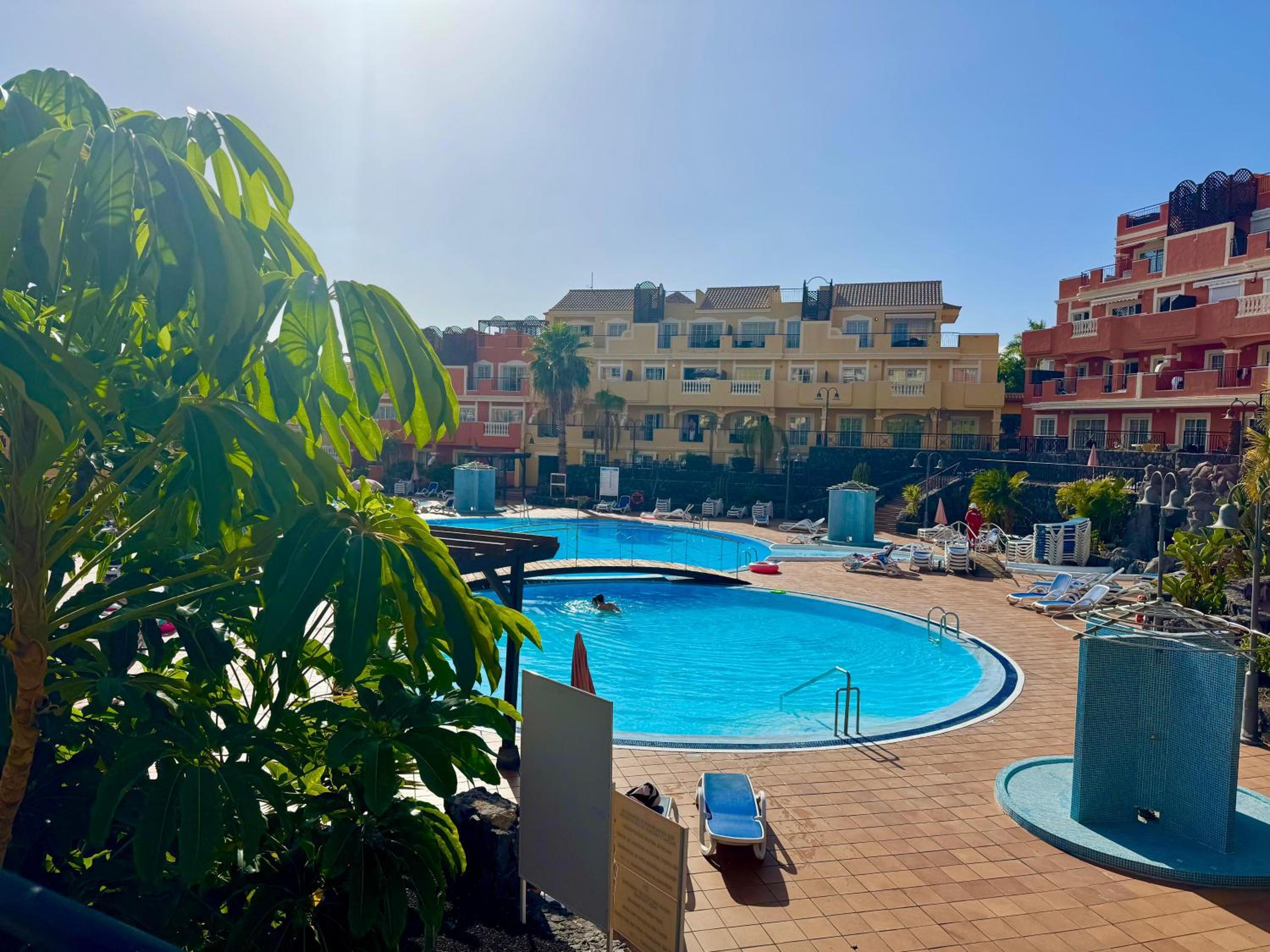 Prime Las Americas Getaway - Apartment with Huge Private Terrace & Pool Access