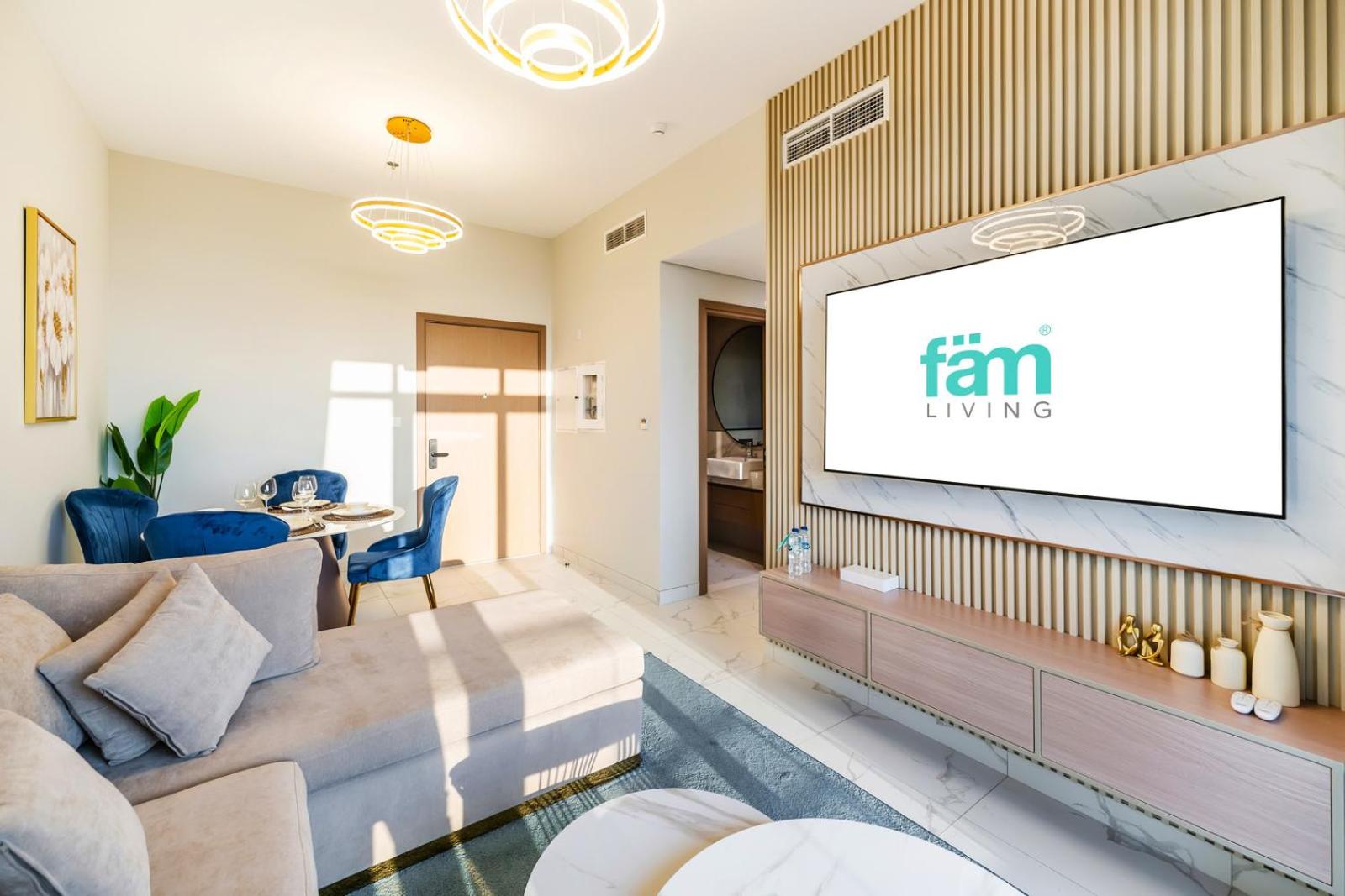 FAM Living - Getaway in Meydan - Modern Comfort Near Top Dubai Attractions