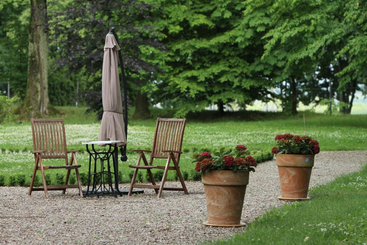 outdoor BBQ area