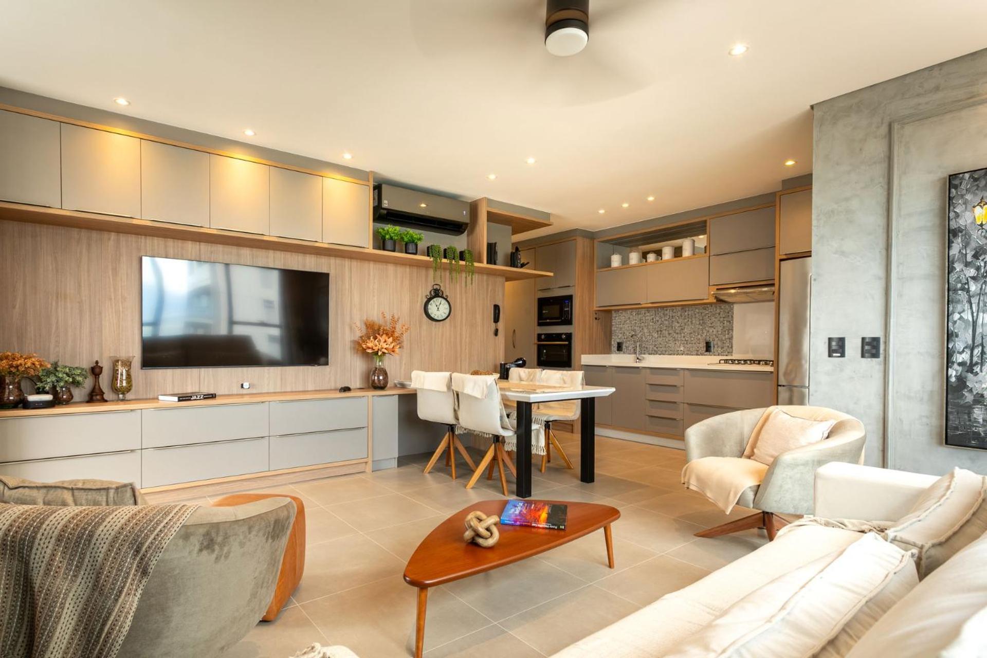 Loft moderno c/ vista da ponte Hercílio FH8972
