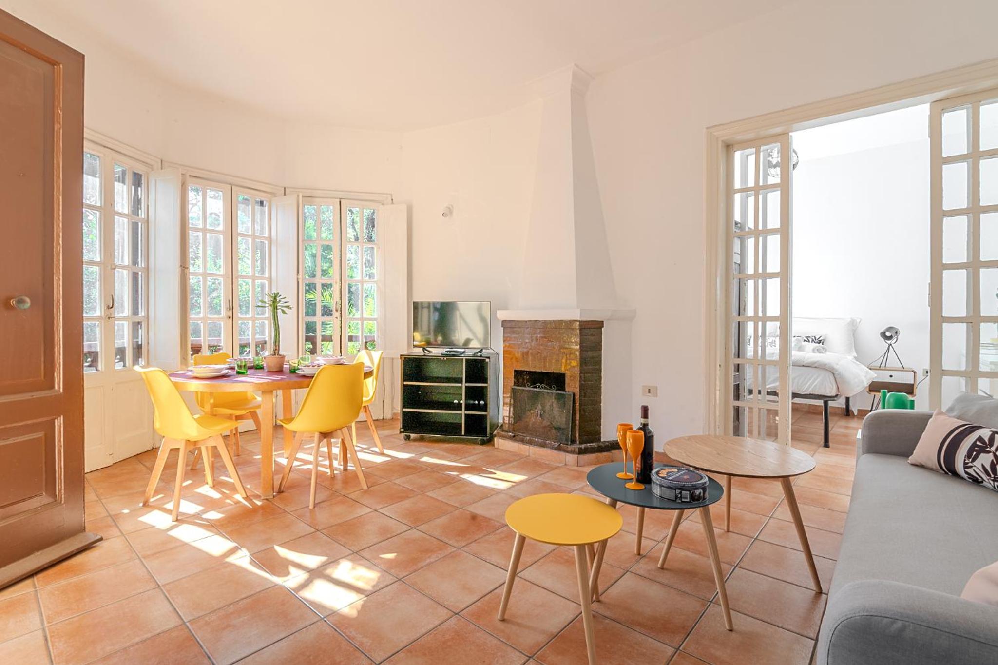 Roseto Villa Dream - Free parking - Fiumicino Airport- 400 mq garden