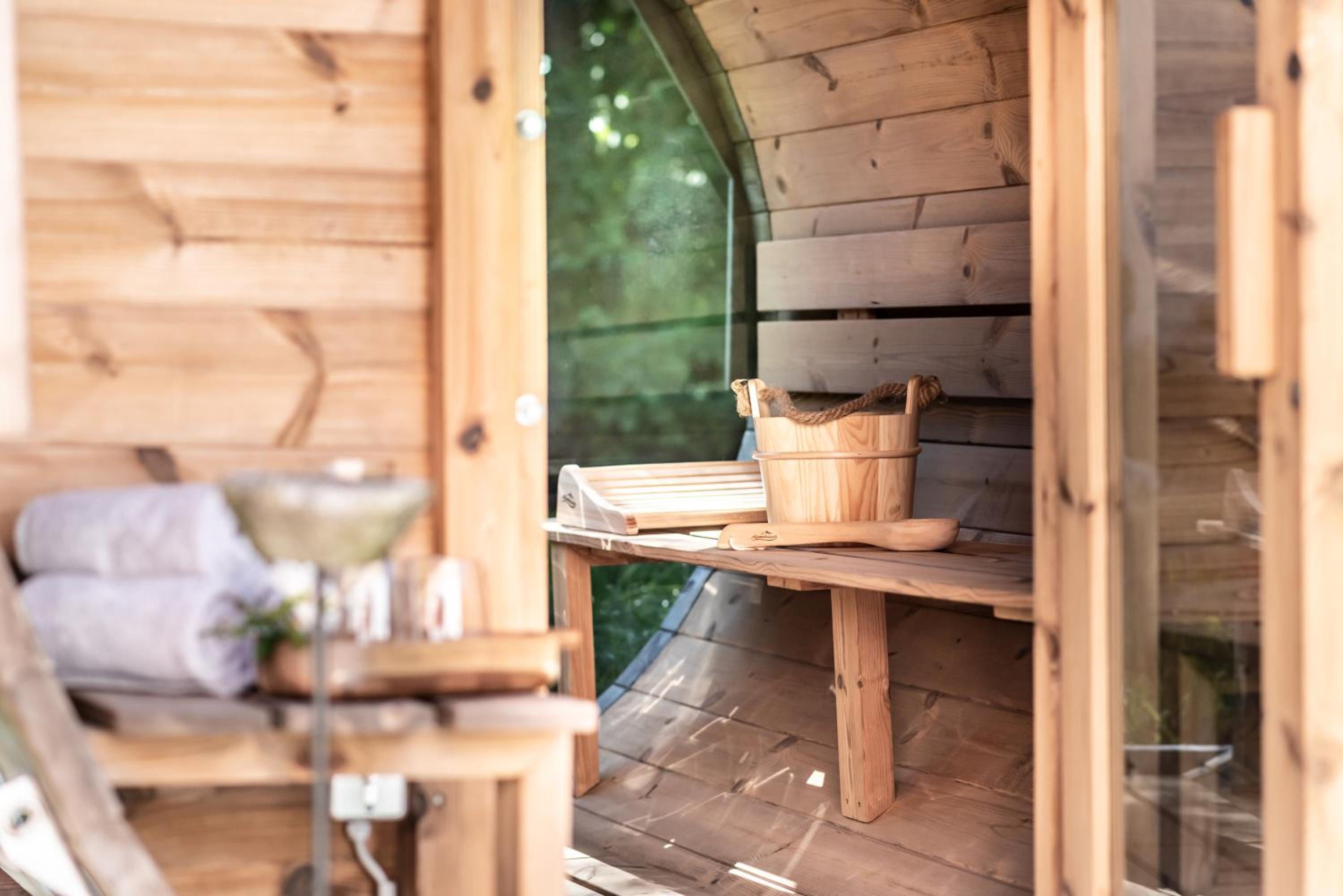 Exklusives Design Hideaway & Sauna
