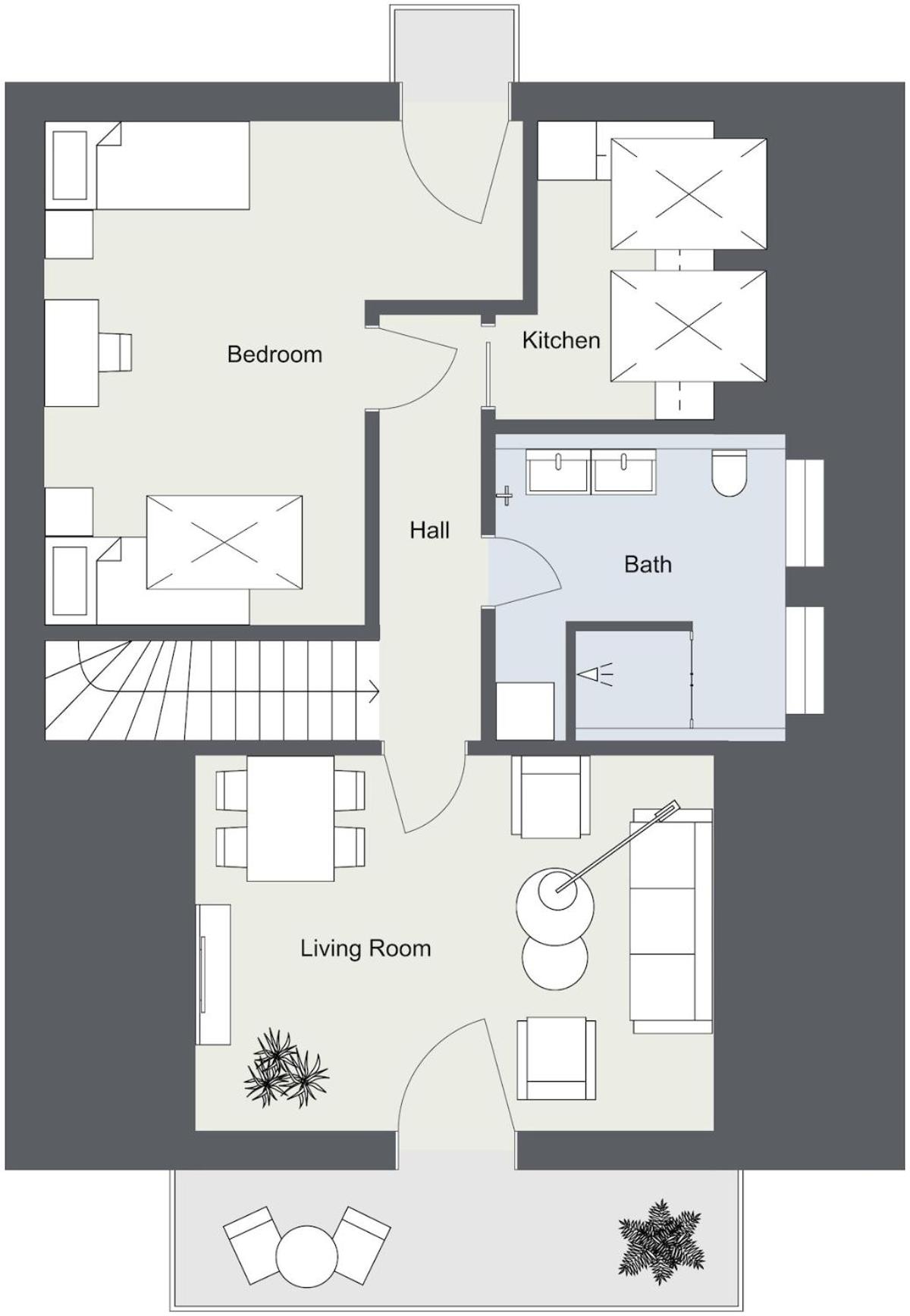 DachNest - Wundervolles neues Dachgeschoss Apartment für bis zu 4 Personen in Kirchentellinsfurt