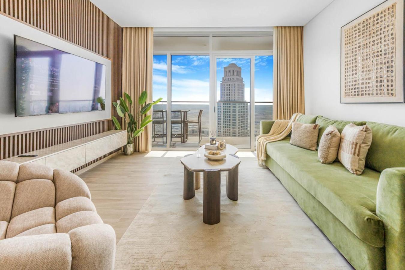 New Beach and Creek View 2BR in Palace Residences