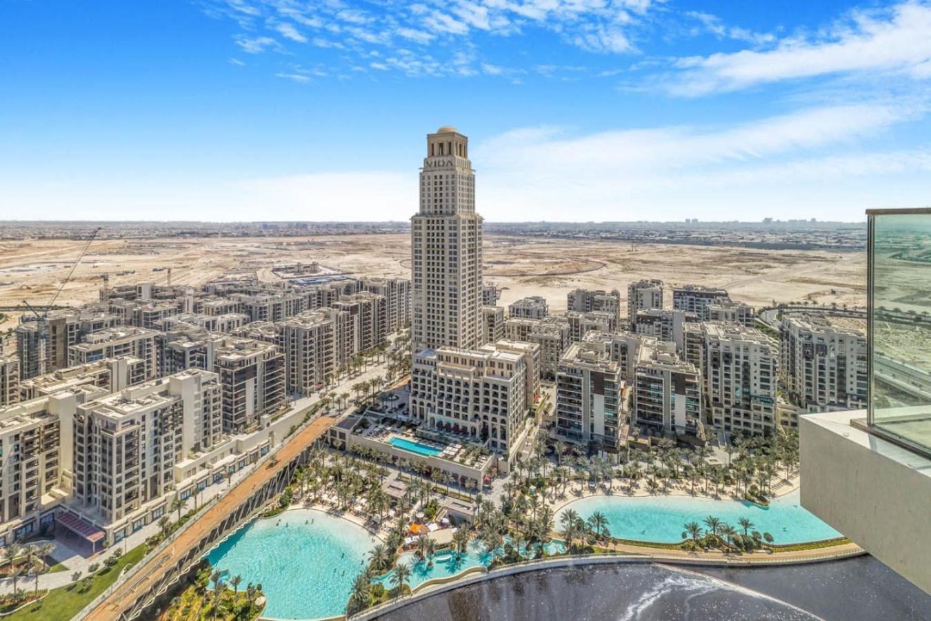 New Beach and Creek View 2BR in Palace Residences