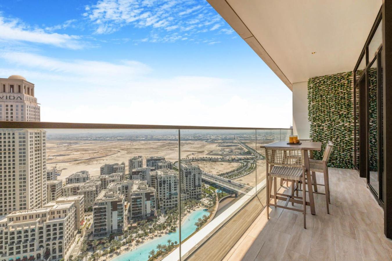 New Beach and Creek View 2BR in Palace Residences