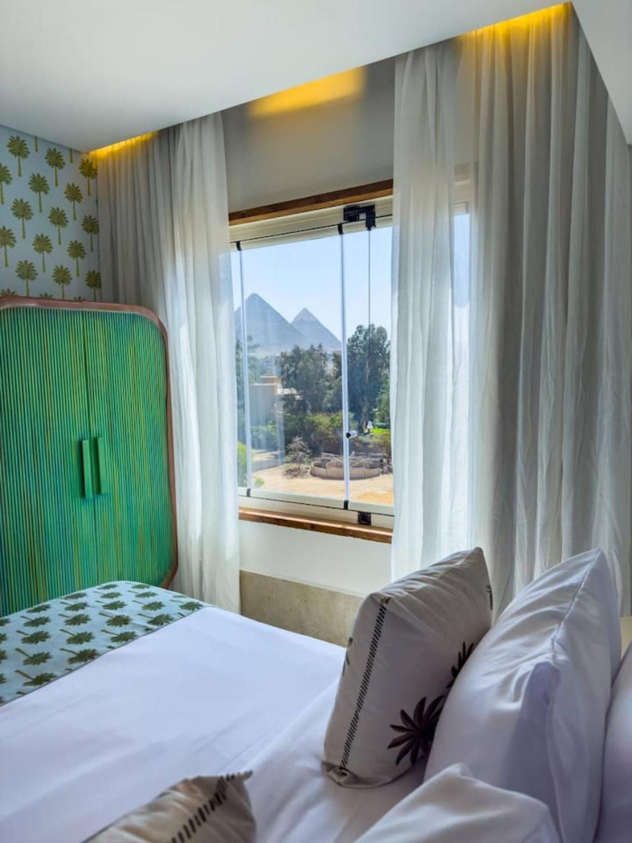 Bohemian Oasis with Pyramids View Ancient Bohemian Giza Khan