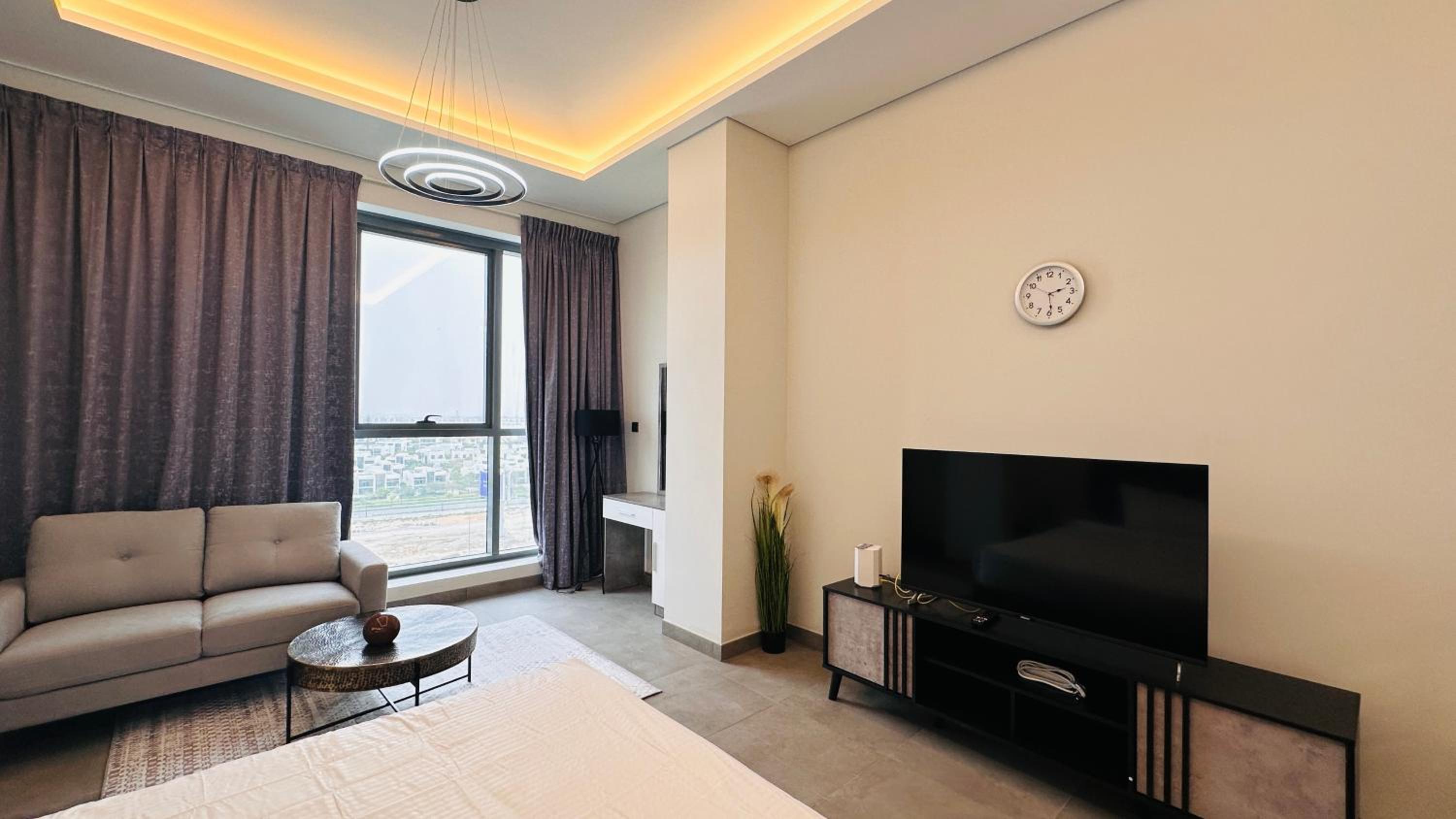 Upscale Apartment at Oval Tower Near Downtown with Balcony and Parking by Belvilla