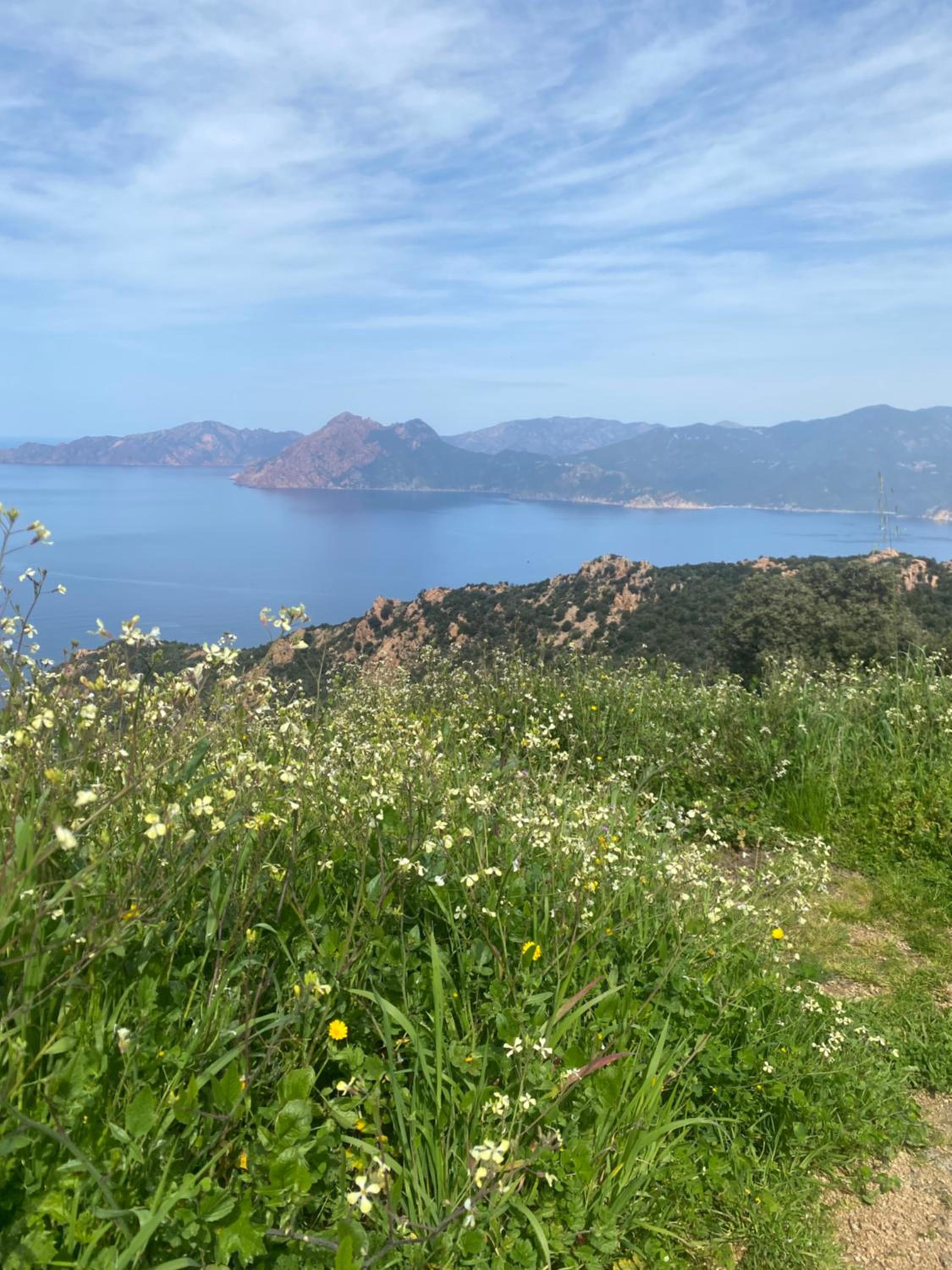 Piana - vue mer et village