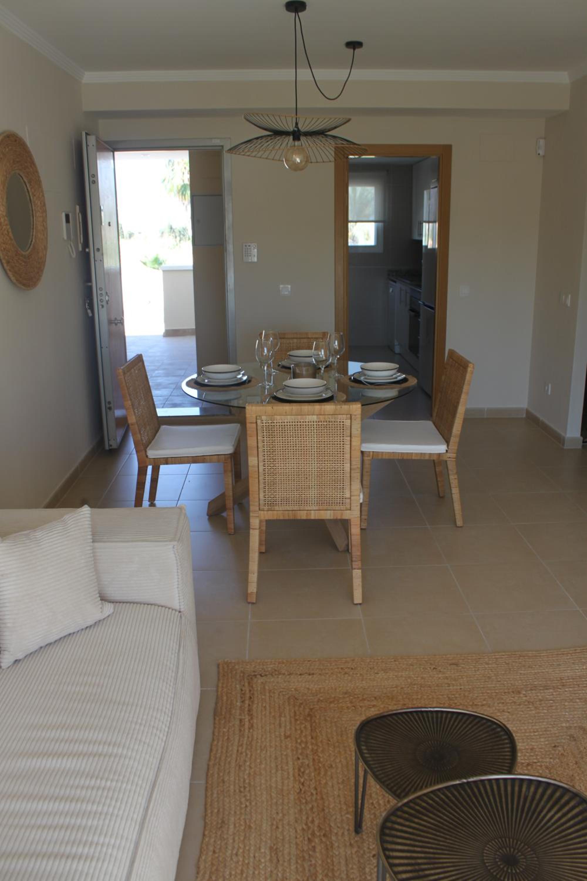 DENIA Playa Santa Ana Adosados - Cómodo apartamento con Piscina, Terraza y Parking, a 2 minutos de la playa