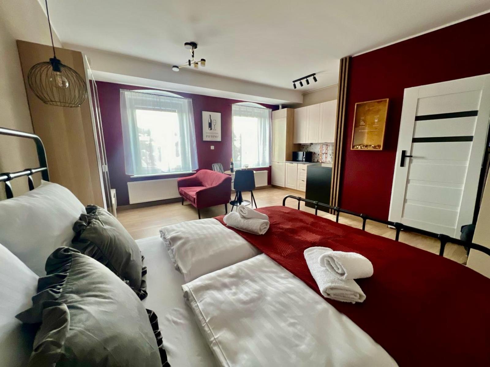 Apartament Czerwone Wino 100m od Szczawno-Zdrój