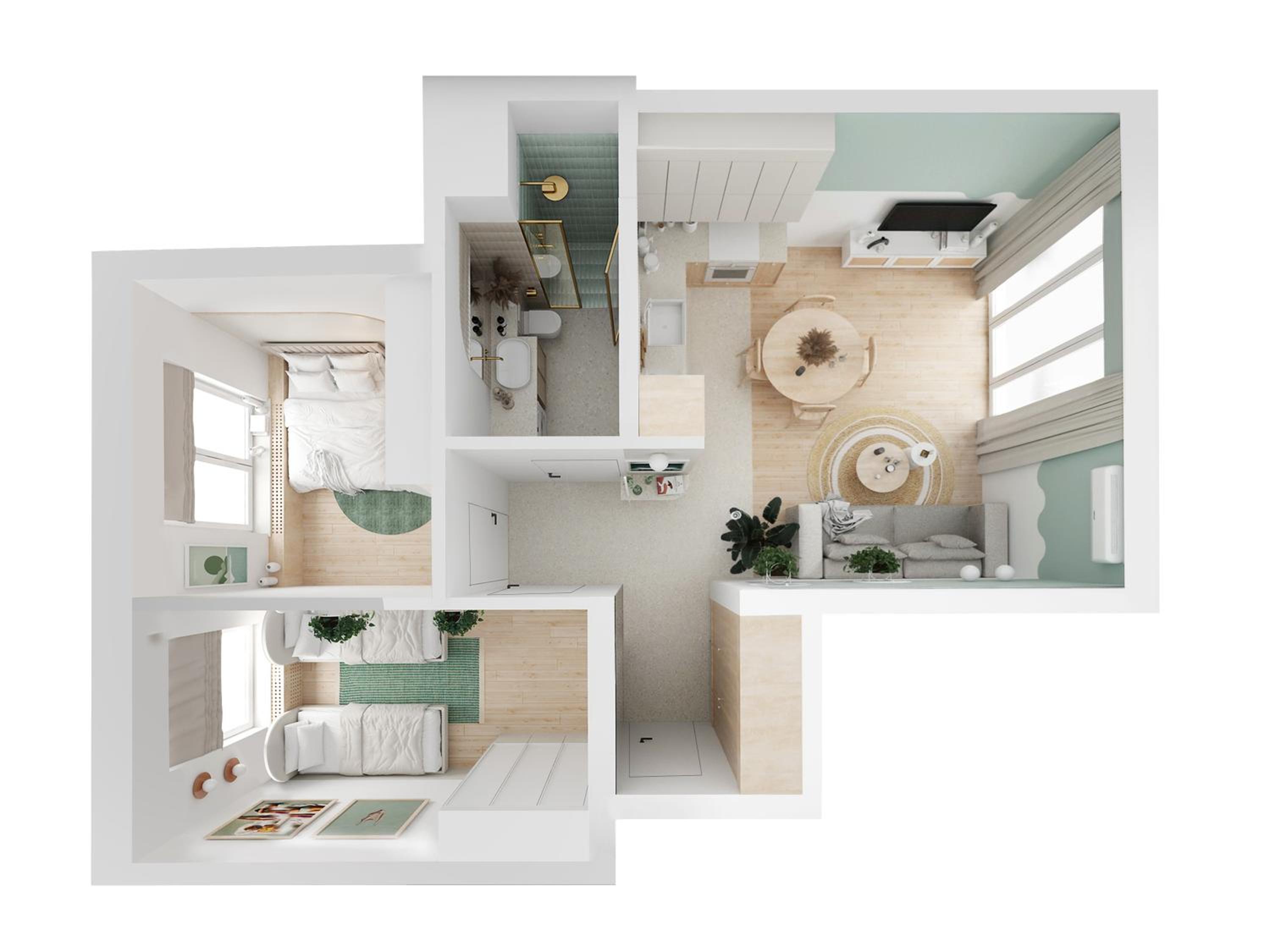 N736 Sopot Suite - 55m2 apartament premium z 2025 roku
