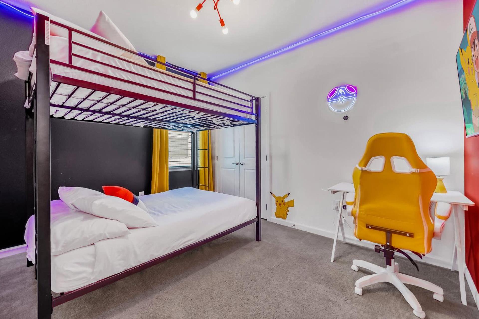 Upstay Vibrant Home w Themed Rooms Pool & Games