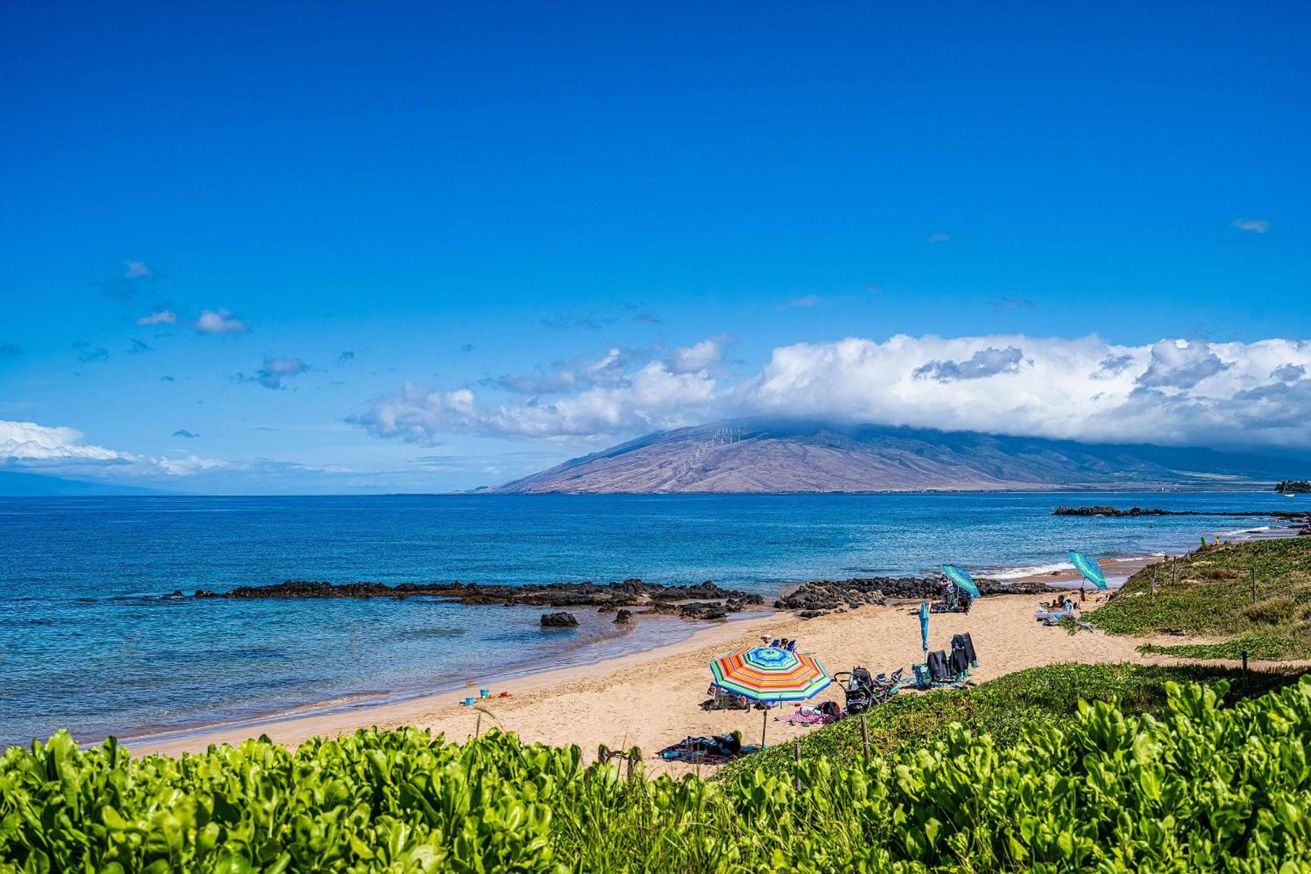 Maui Kamaole A-206 - Prime Location, Stunning Renovation, Large Lanai, Split AC!