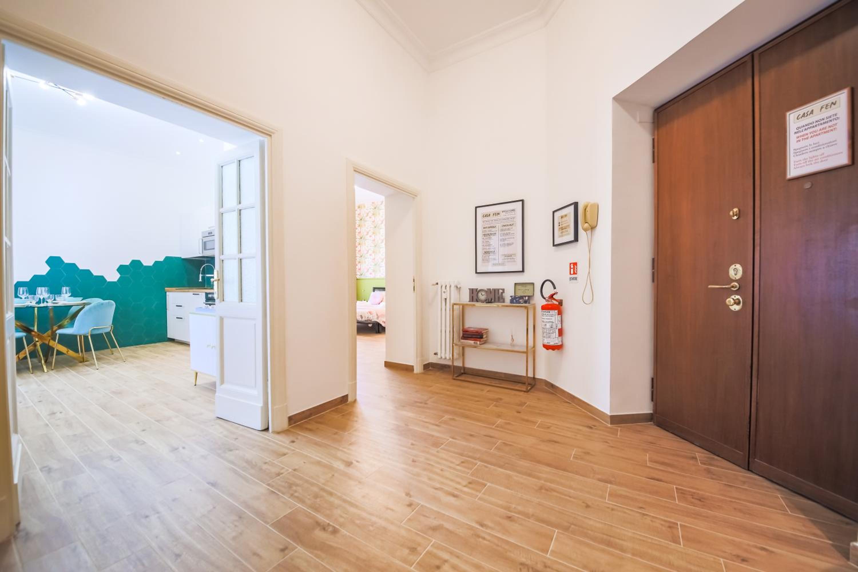 Casa Fen Palazzo Storico - Re di Roma metro A - 2camere2bagni