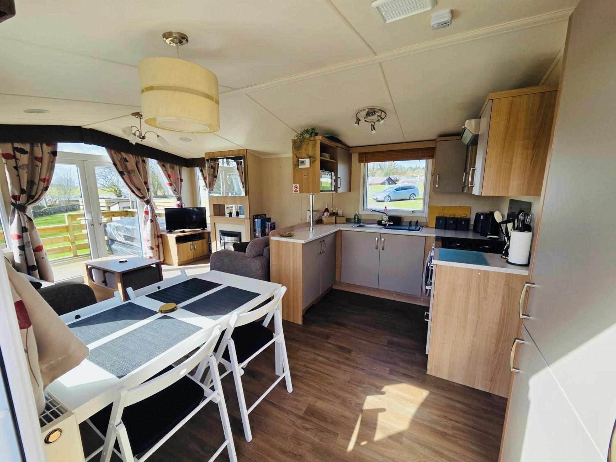 The Canny View at Three Lochs Holiday Park in Balminnoch 3 bedroom sleeps upto 8 guests