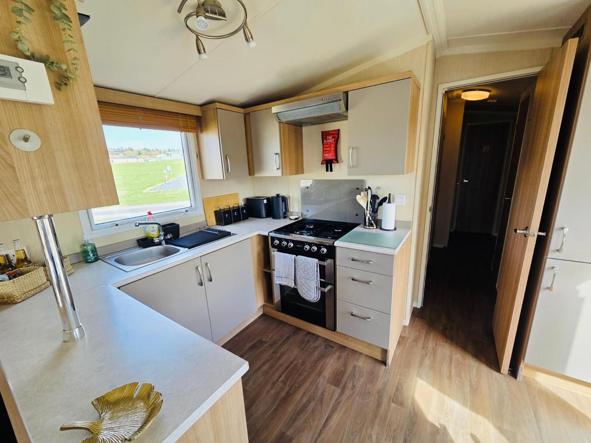 The Canny View at Three Lochs Holiday Park in Balminnoch 3 bedroom sleeps upto 8 guests