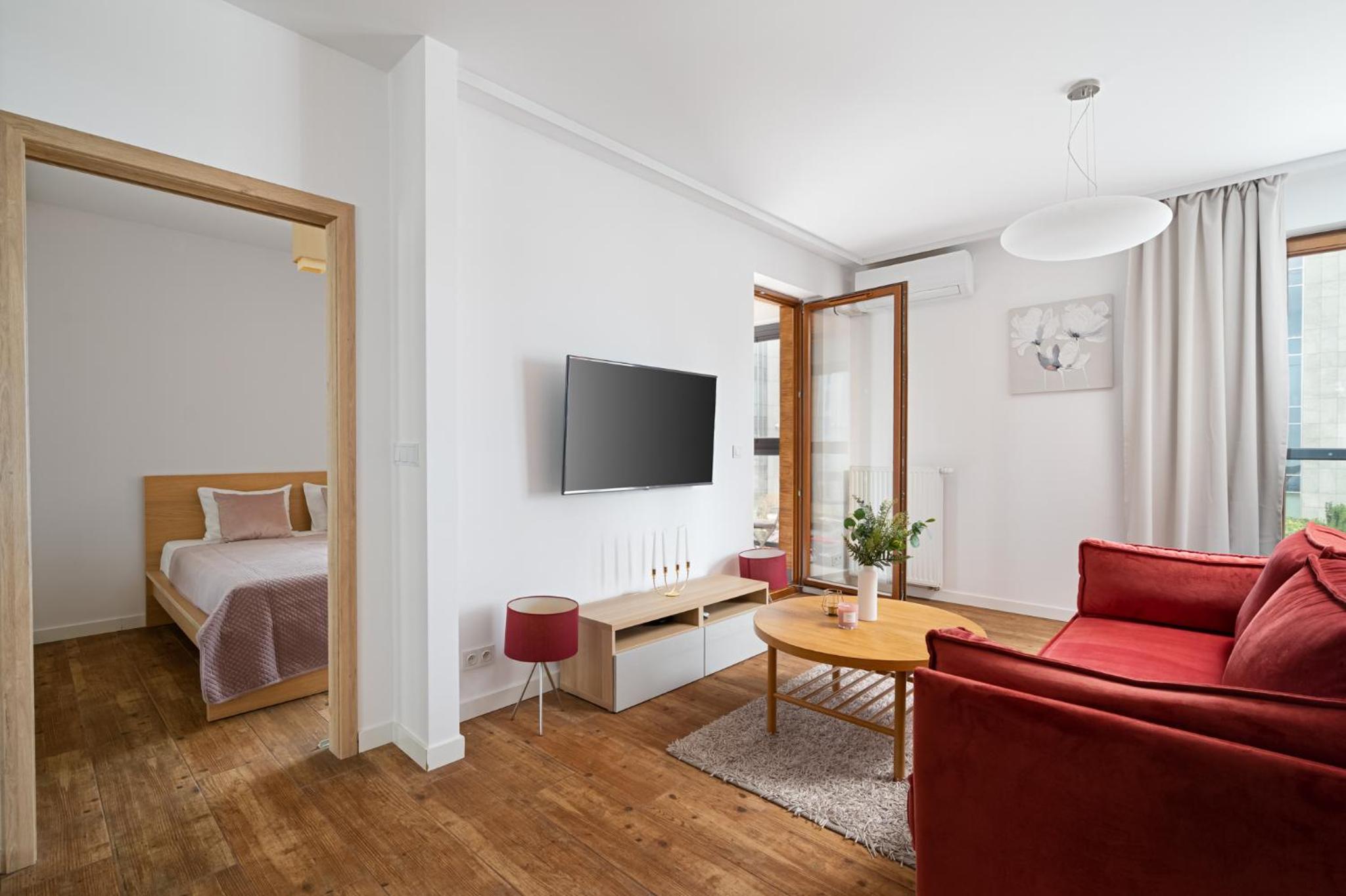 Urban Chic - One Bedroom Apartment - Warsaw Stays&G85-5
