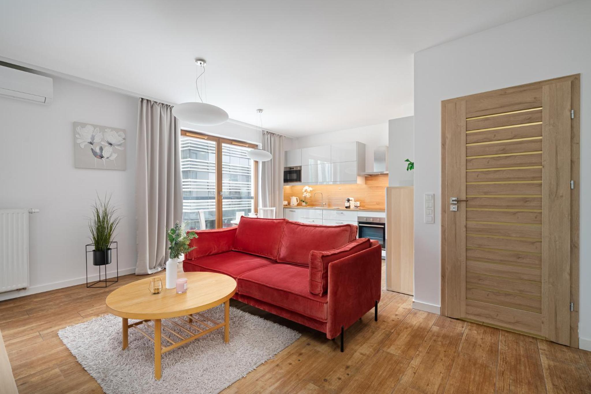 Urban Chic - One Bedroom Apartment - Warsaw Stays&G85-5