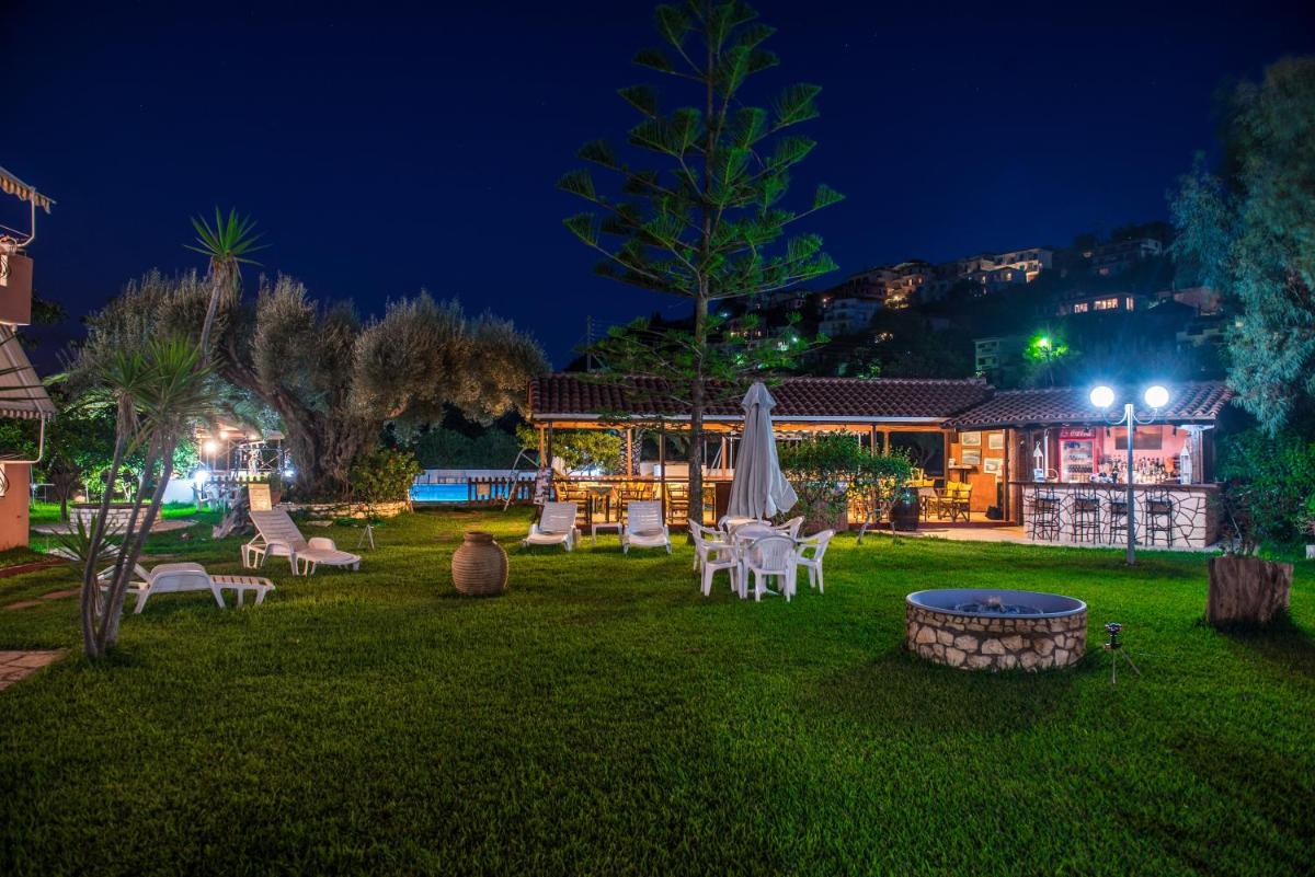 outdoor BBQ area