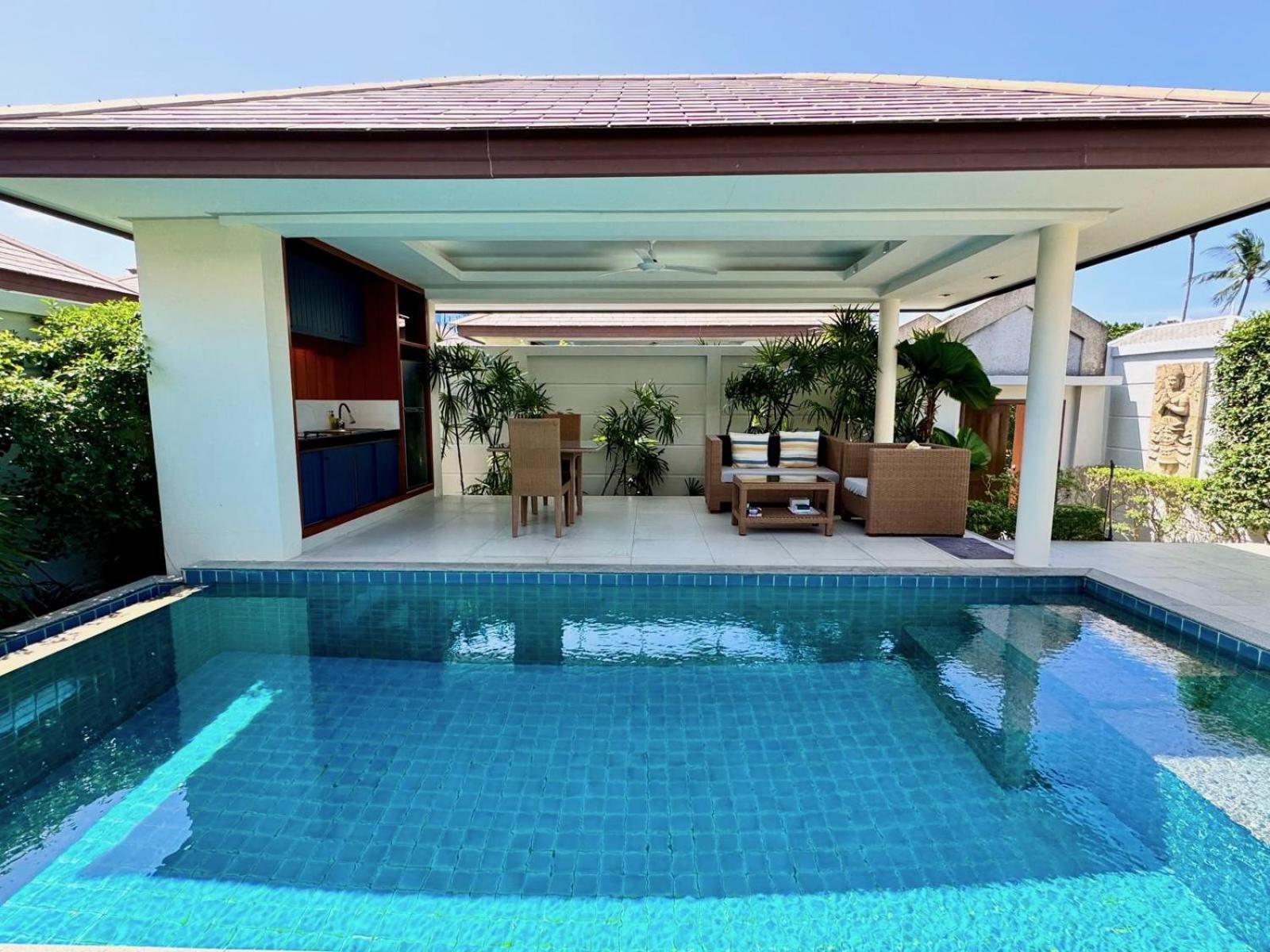 Villa mit privatem Pool 50 m zum Strand Ruhiger Luxus in Plai Leam
