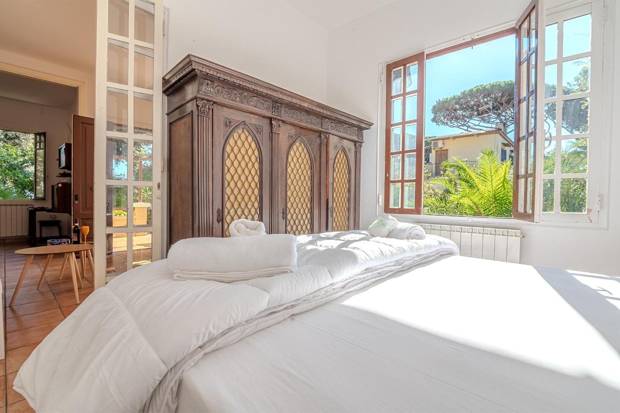 Roseto Villa Dream - Free parking - Fiumicino Airport- 400 mq garden