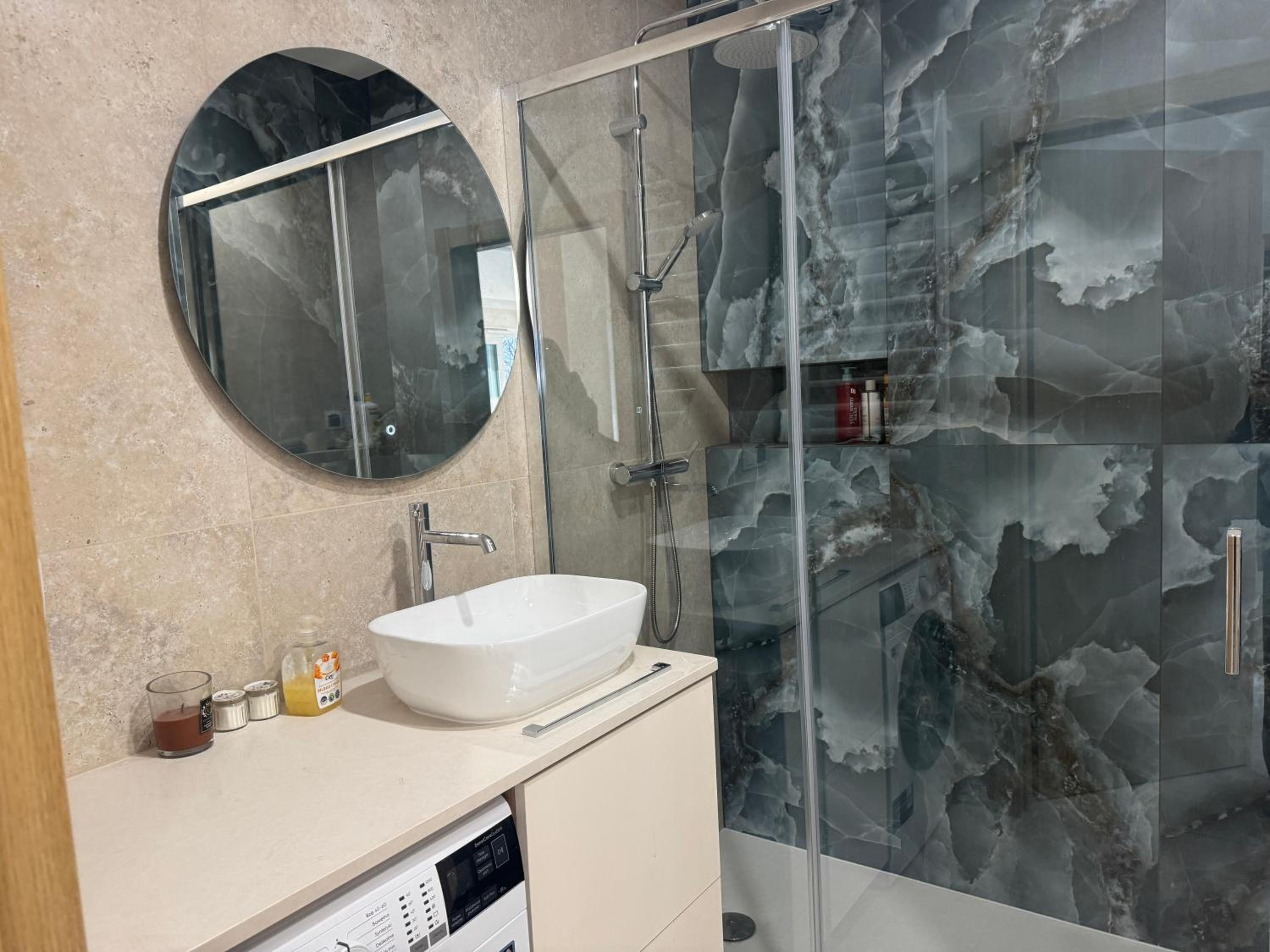 4SUMMER Golden Dune - Parking, przestronne mieszkanie 50m2, cały apartament do dyspozycji, duży taras z pięknym zachodem słońca Parkplatz, geräumige Wohnun