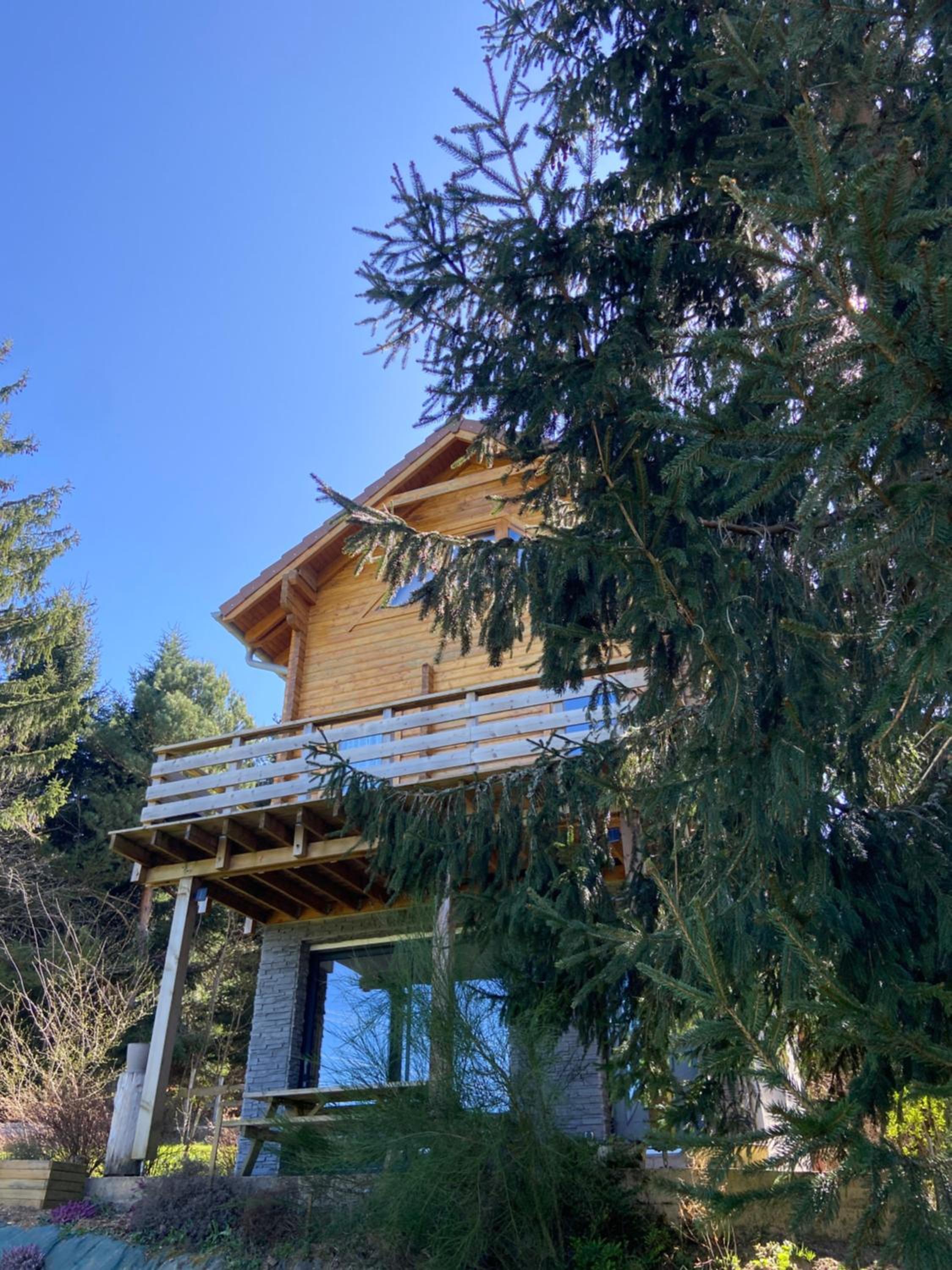 Chalet bois au calme, en lisière de forêt, balcons, sentiers balades Gérardmer & Alsace 