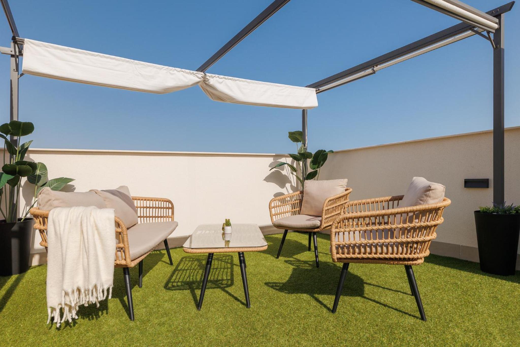way2sun penthouses Gran Alacant - FREE e-bikes & jacuzzi & solarium & PS5